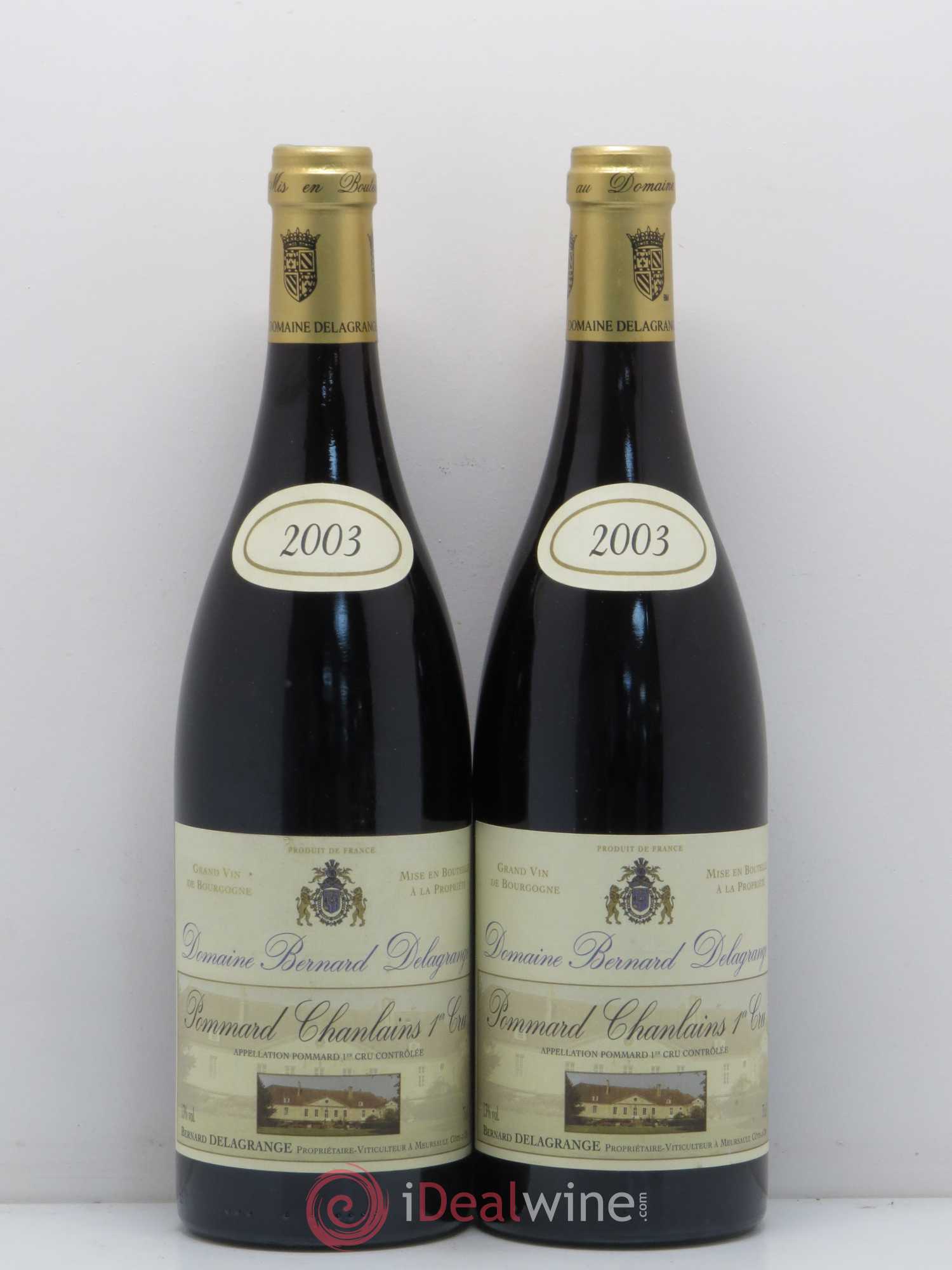 Pommard 1er Cru Chanlains Domaine Bernard Delagrange 2003 - Posten von 2 Flaschen - 0