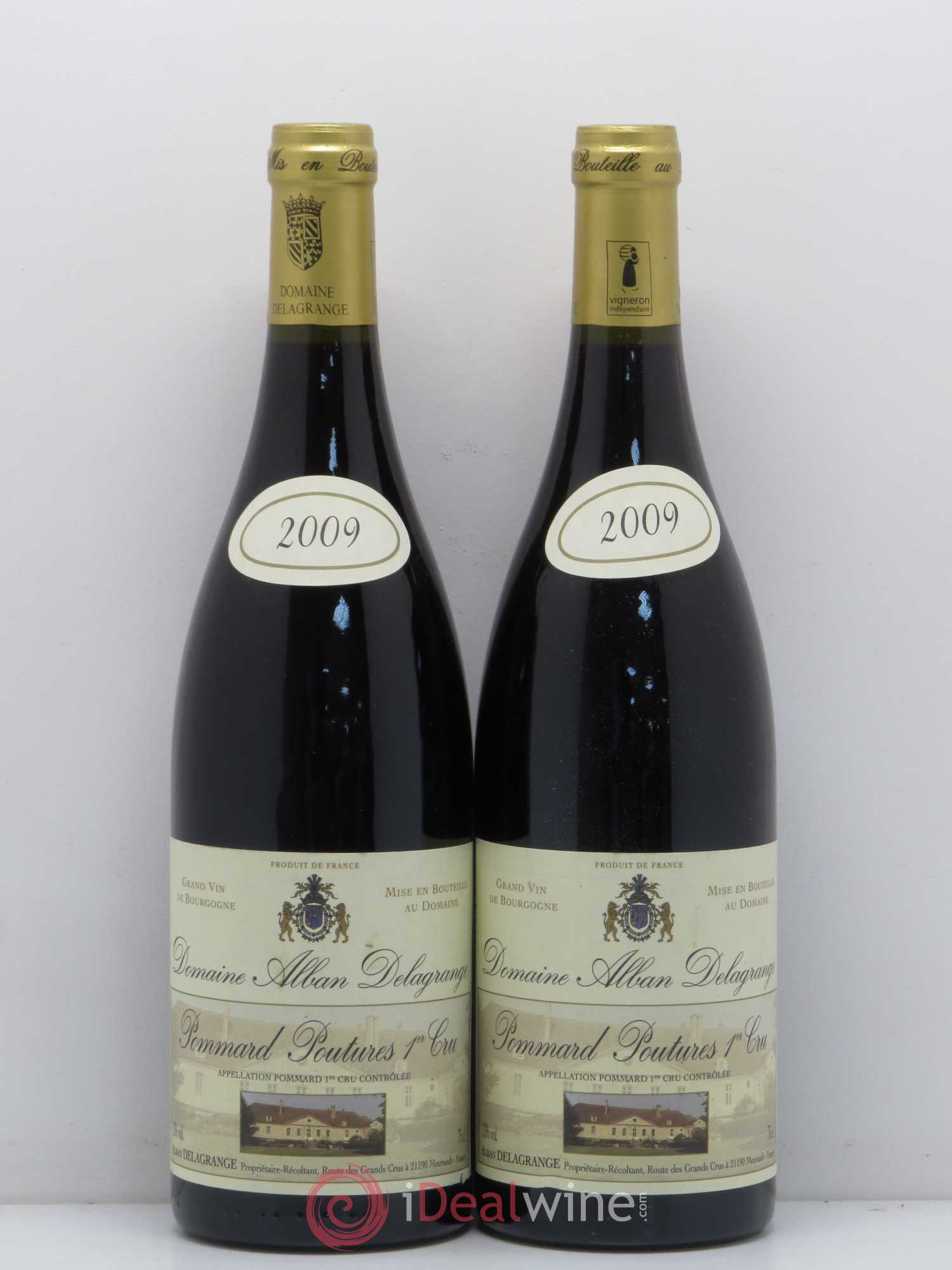 Pommard 1er Cru Les Poutures Domaine Alban Delagrange 2009 - Posten von 2 Flaschen - 0