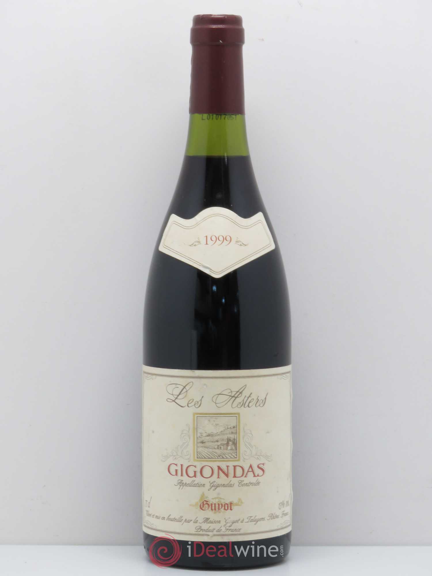 Gigondas Les Asters Domaine Guyot (sans prix de réserve) 1999 - Posten von 1 Flasche - 0