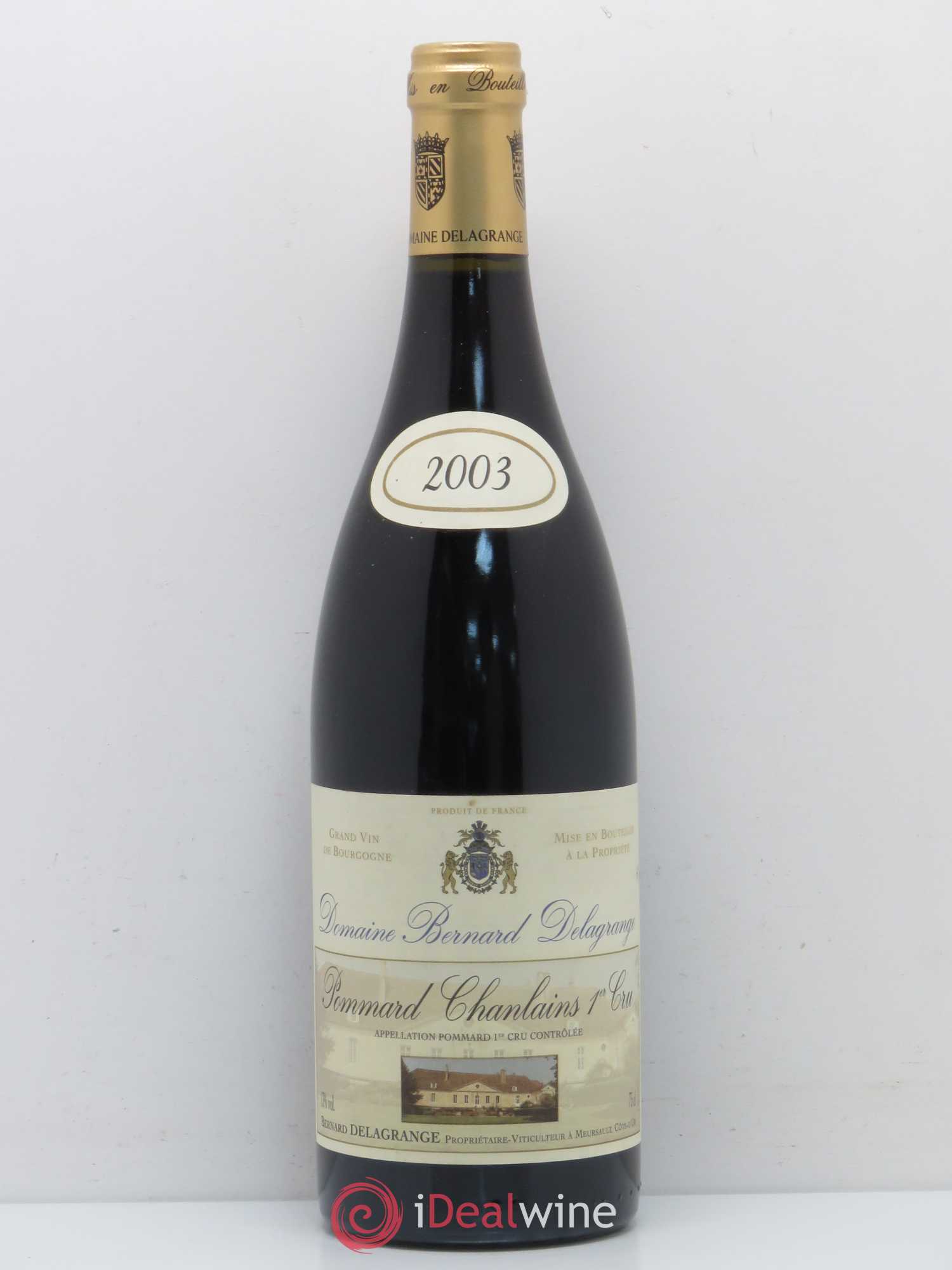 Pommard 1er Cru Les Chanlins - B.Delagrange 2003 - Lot de 1 bouteille - 0