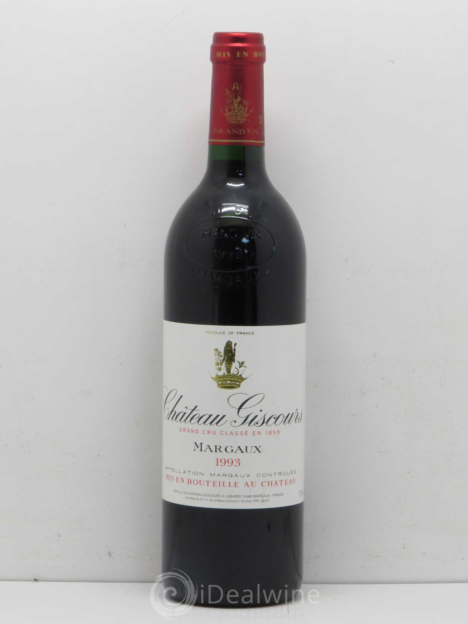 Château Giscours 3ème Grand Cru Classé 1993 - Lot de 1 bouteille - 0