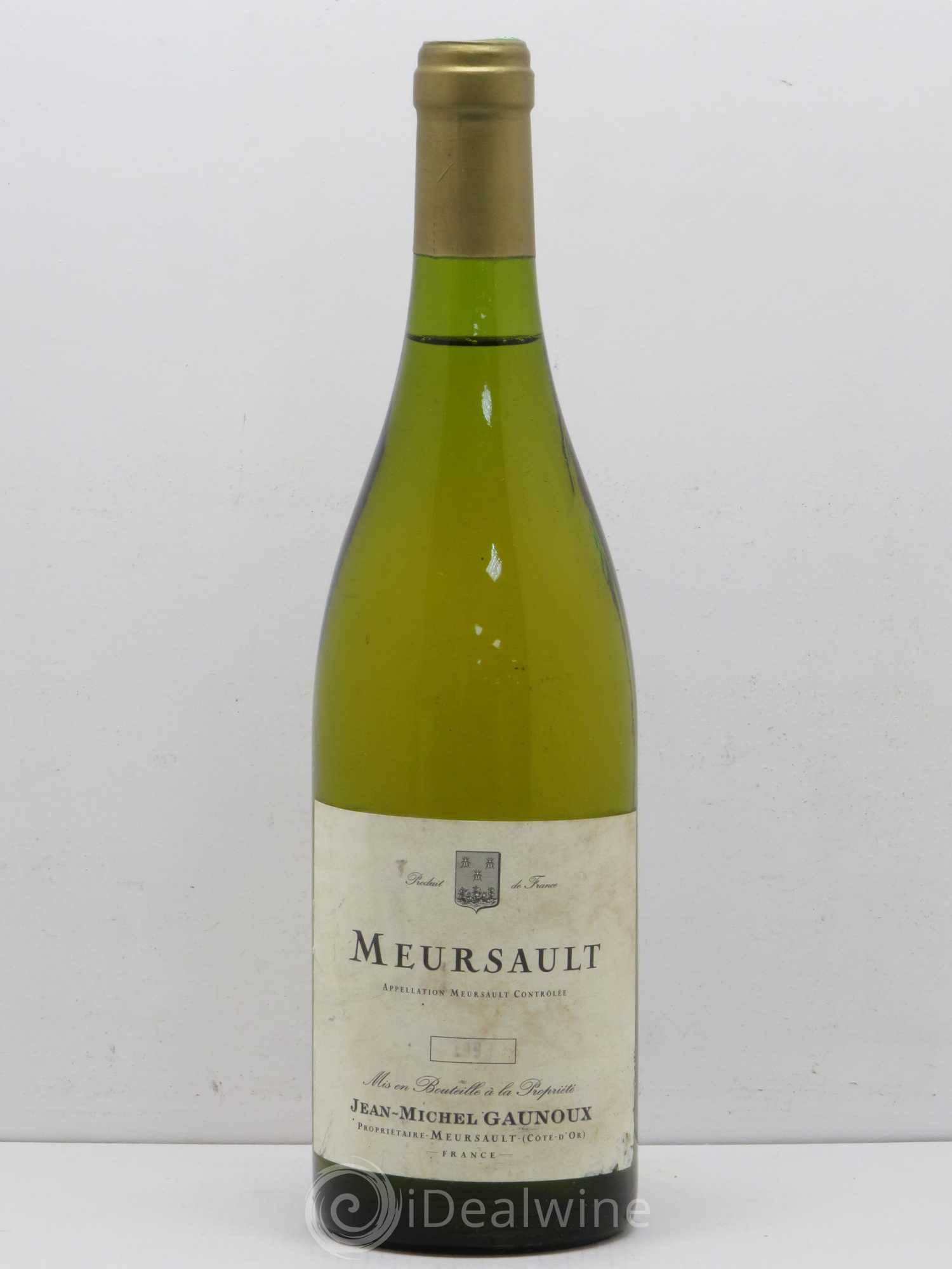 Meursault Domaine Jean-Michel Gaunoux 1993 - Posten von 1 Flasche - 0