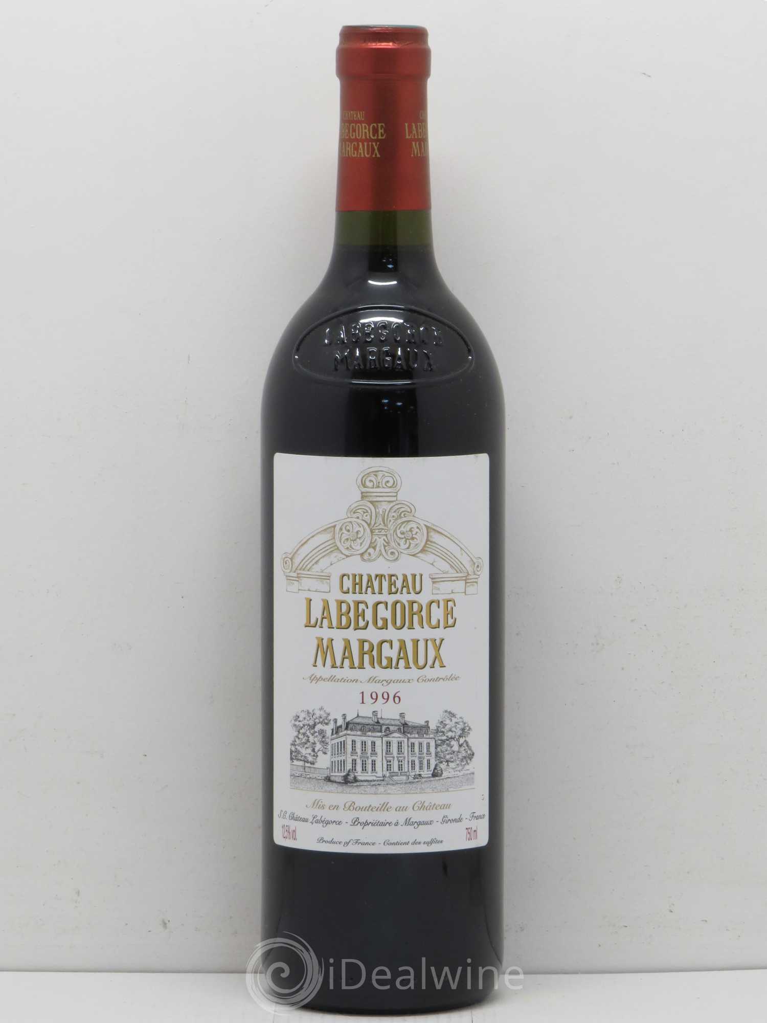 Château Labegorce Cru Bourgeois 1996 - Lot de 1 bouteille - 0