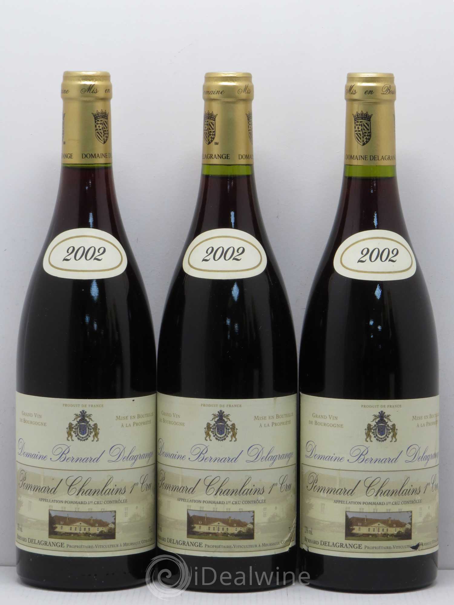 Pommard 1er Cru Chanlains Domaine Bernard Delagrange 2002 - Posten von 6 Flaschen - 1
