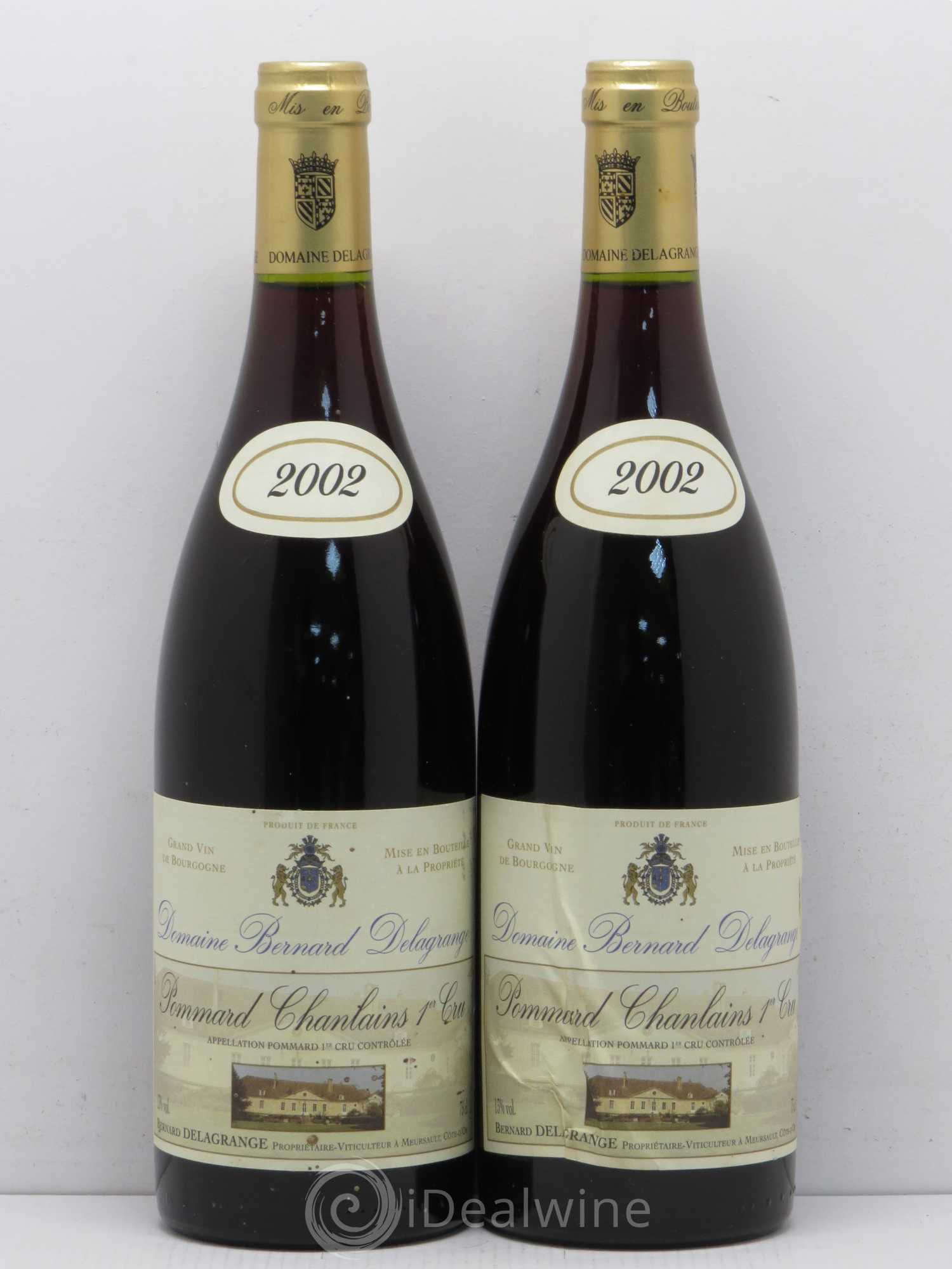 Pommard 1er Cru Chanlains Domaine Bernard Delagrange 2002 - Posten von 2 Flaschen - 0