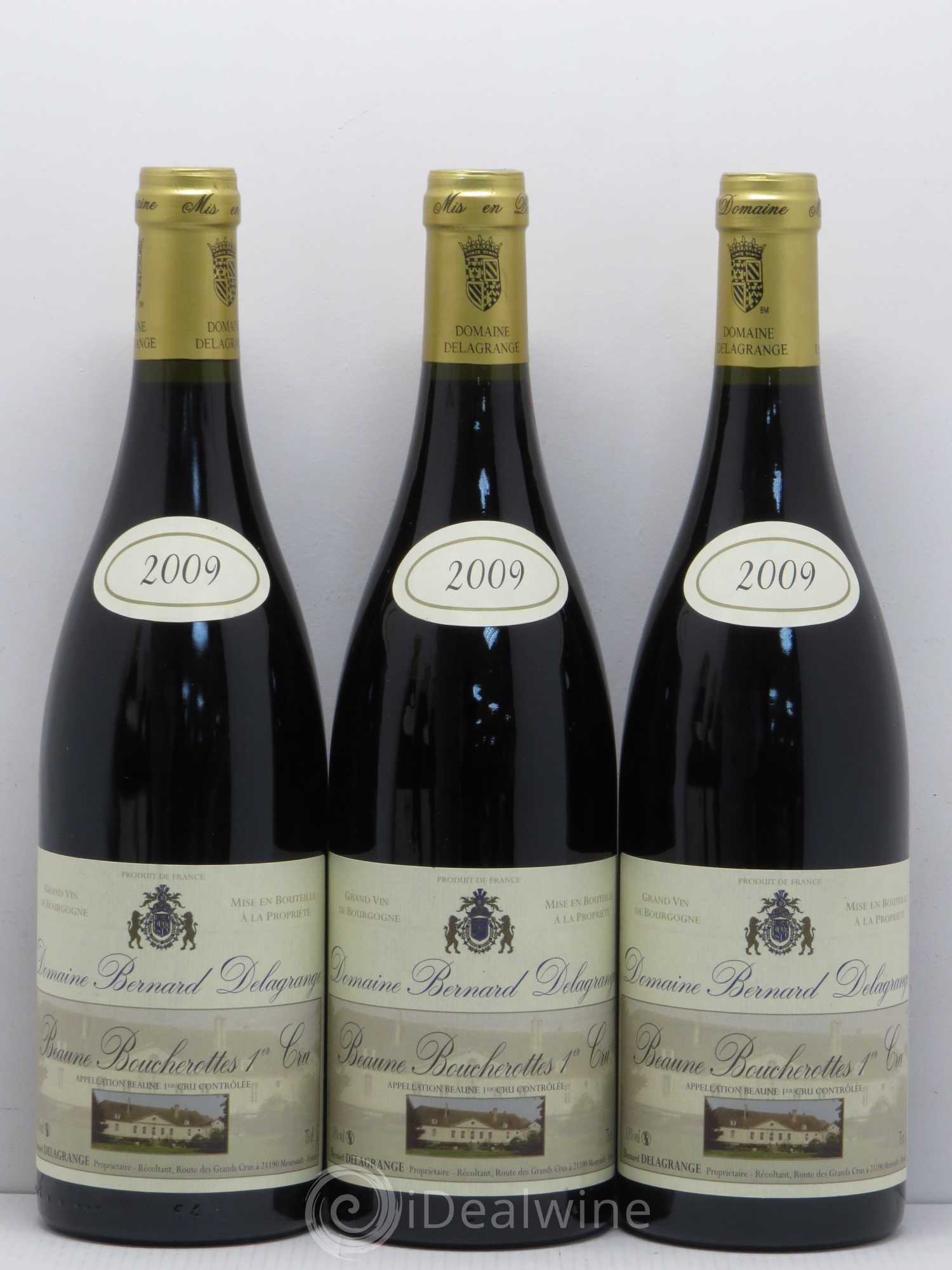 Beaune 1er Cru Boucherottes Bernard Delagrange 2009 - Lot de 6 bouteilles - 2