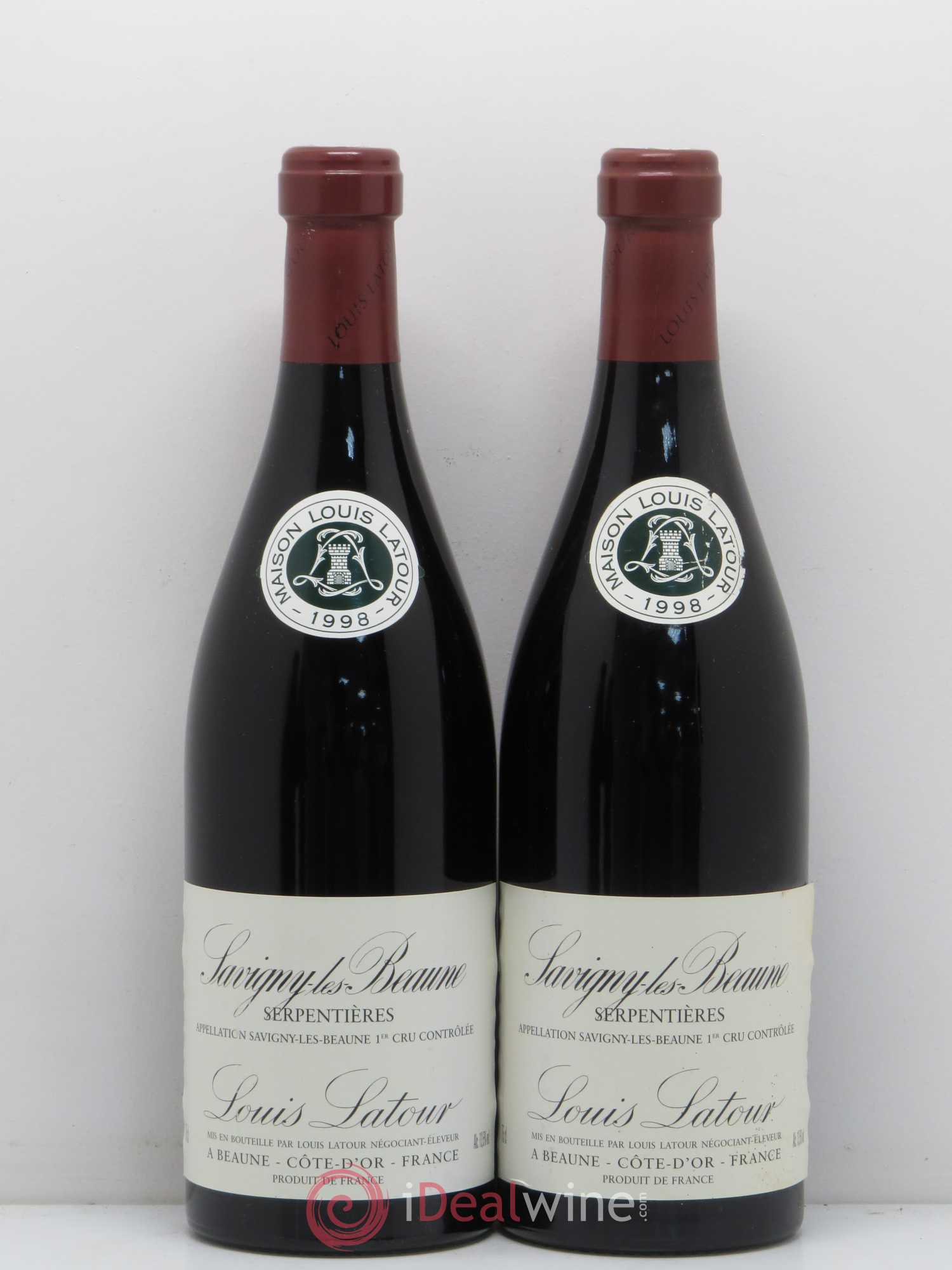 Savigny-lès-Beaune 1er Cru Serpentières Domaine Louis Latour 1998 - Posten von 2 Flaschen - 0