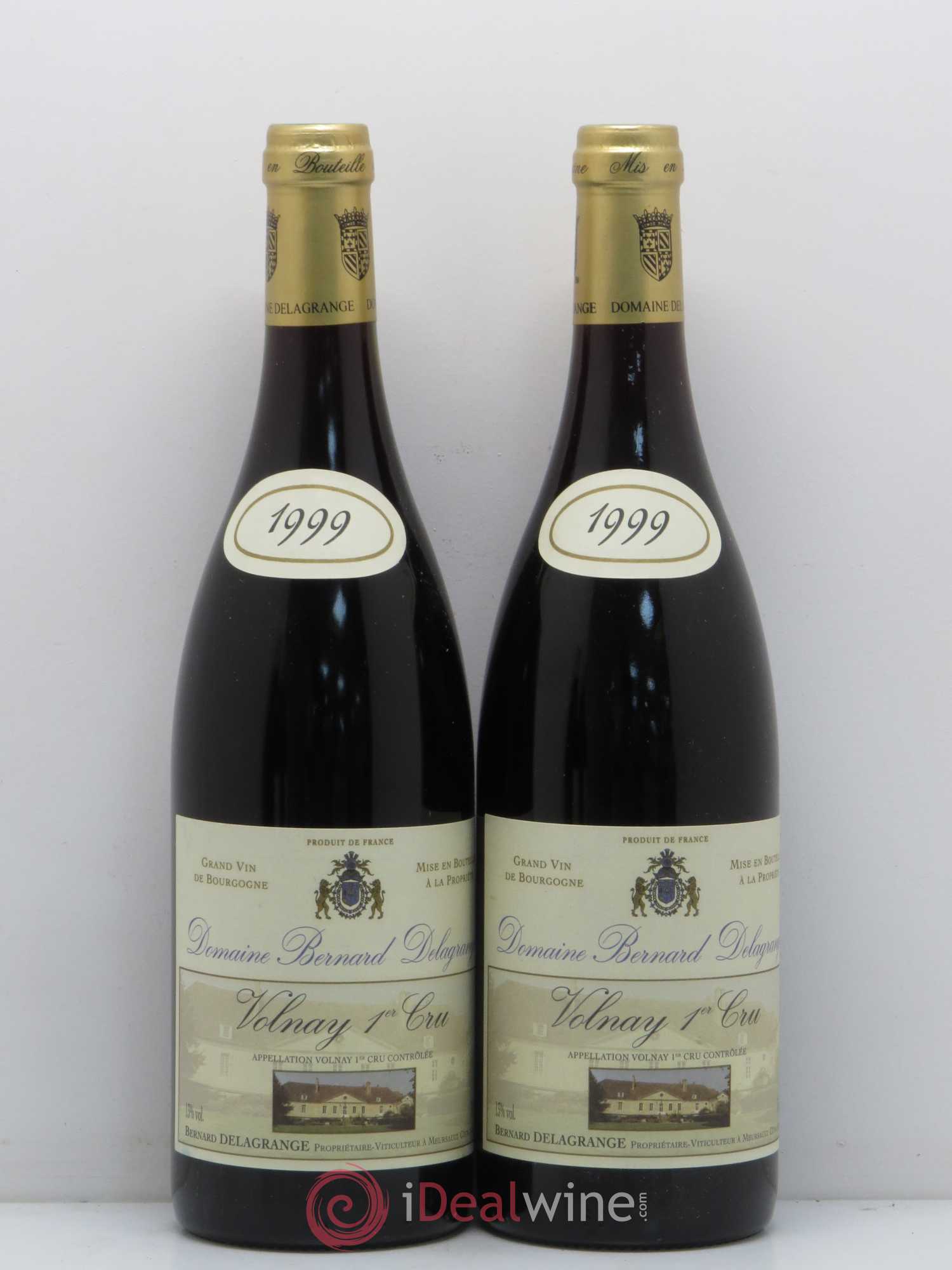 Volnay 1er Cru B.Delagrange 1999 - Lot de 2 bouteilles - 0