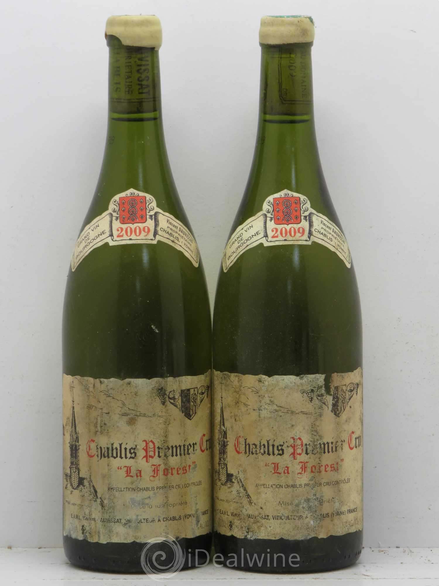 Chablis 1er Cru La Forest Vincent Dauvissat (Domaine) 2009 - Lot de 2 bouteilles - 0