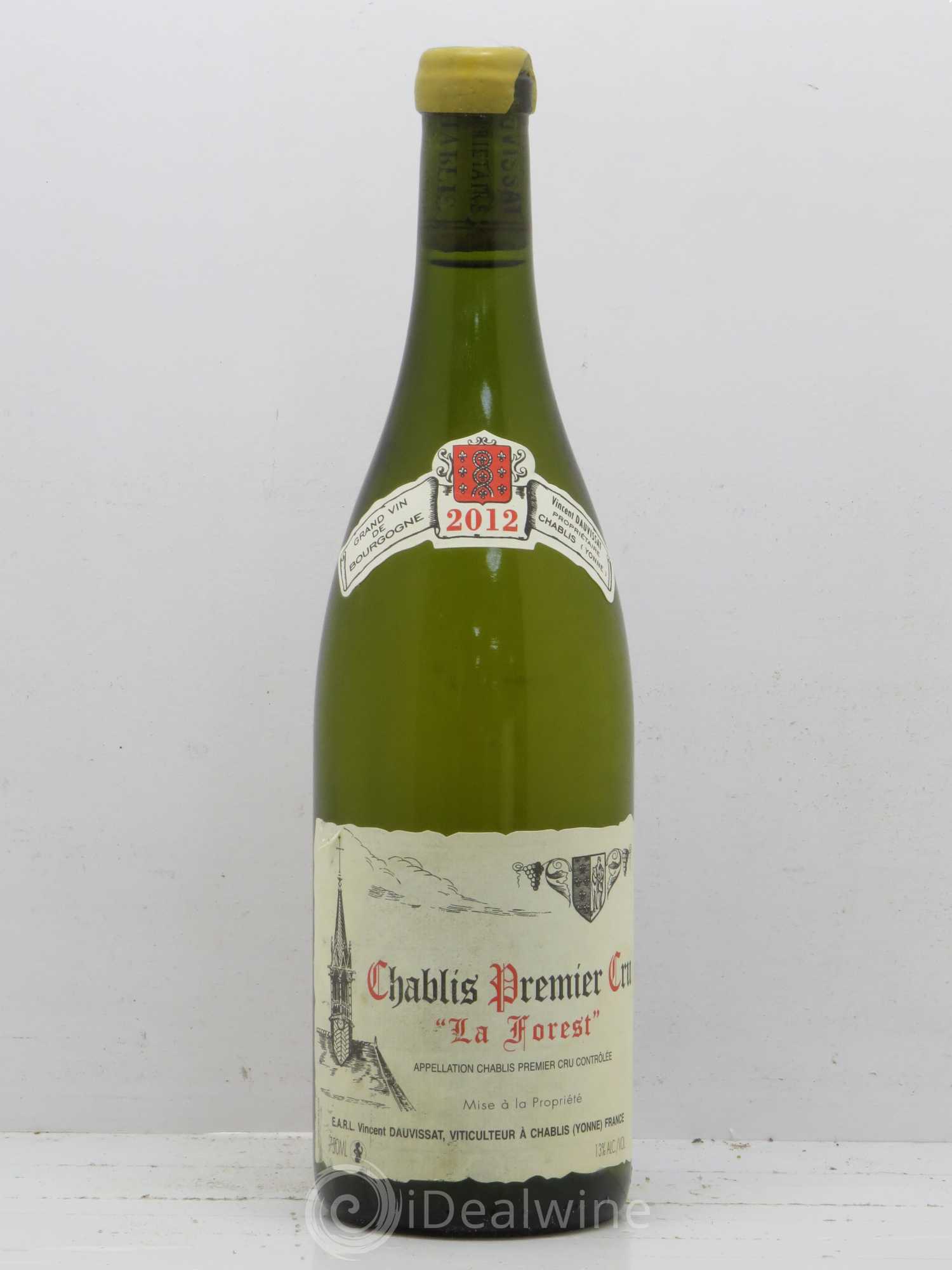 Chablis 1er Cru La Forest Vincent Dauvissat (Domaine) 2012 - Lot de 1 bouteille - 0