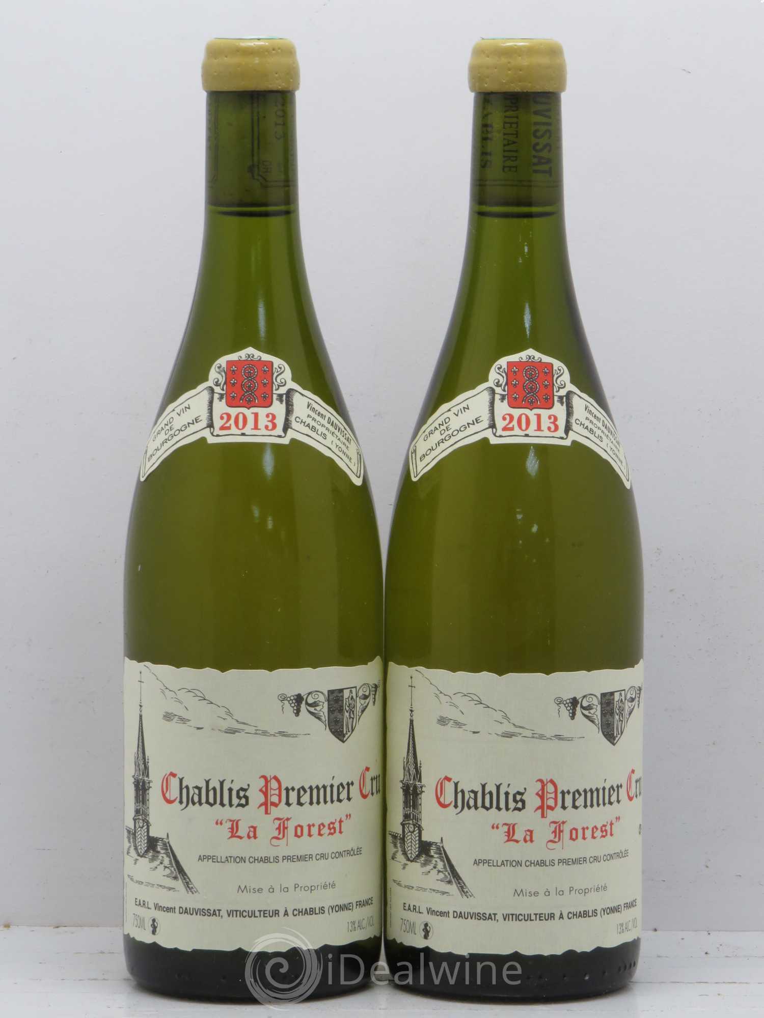 Chablis 1er Cru La Forest Vincent Dauvissat (Domaine) 2013 - Lot de 2 bouteilles - 0