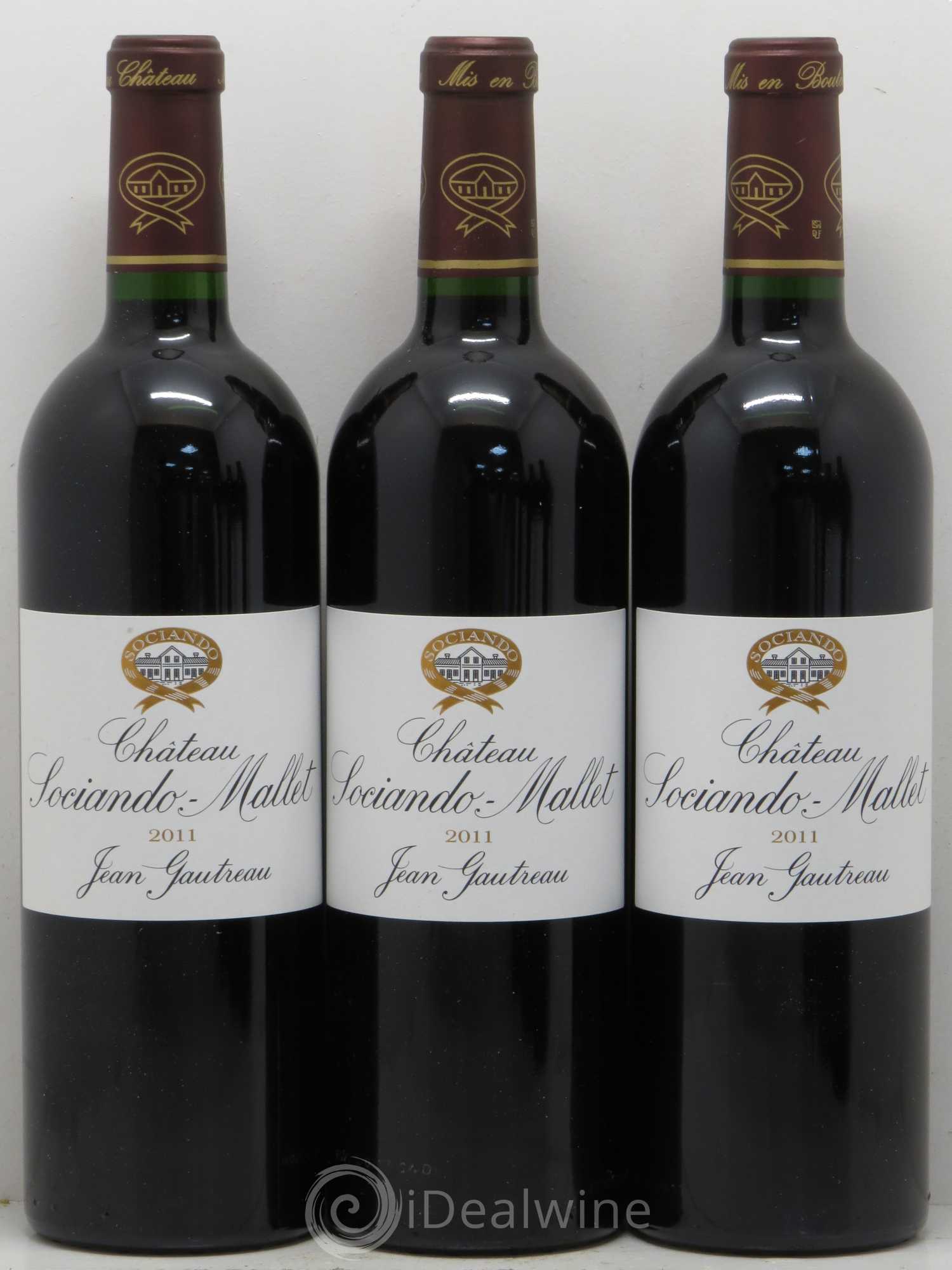 Château Sociando Mallet 2011 - Lot de 6 bouteilles - 1