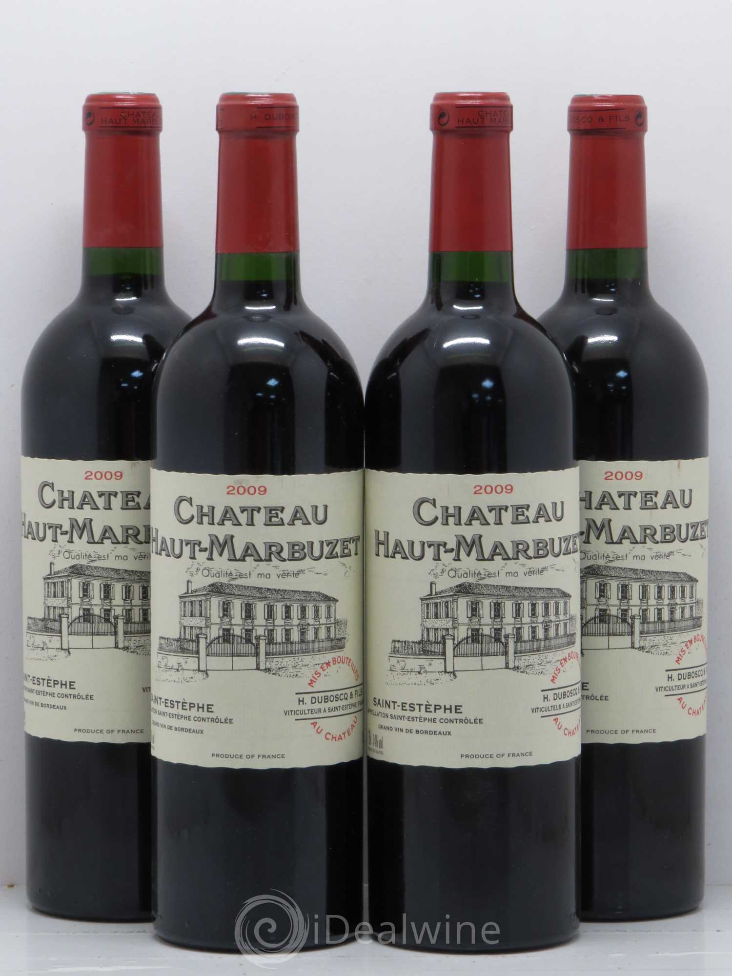 Château Haut Marbuzet 2009 - Lot de 4 bouteilles - 0