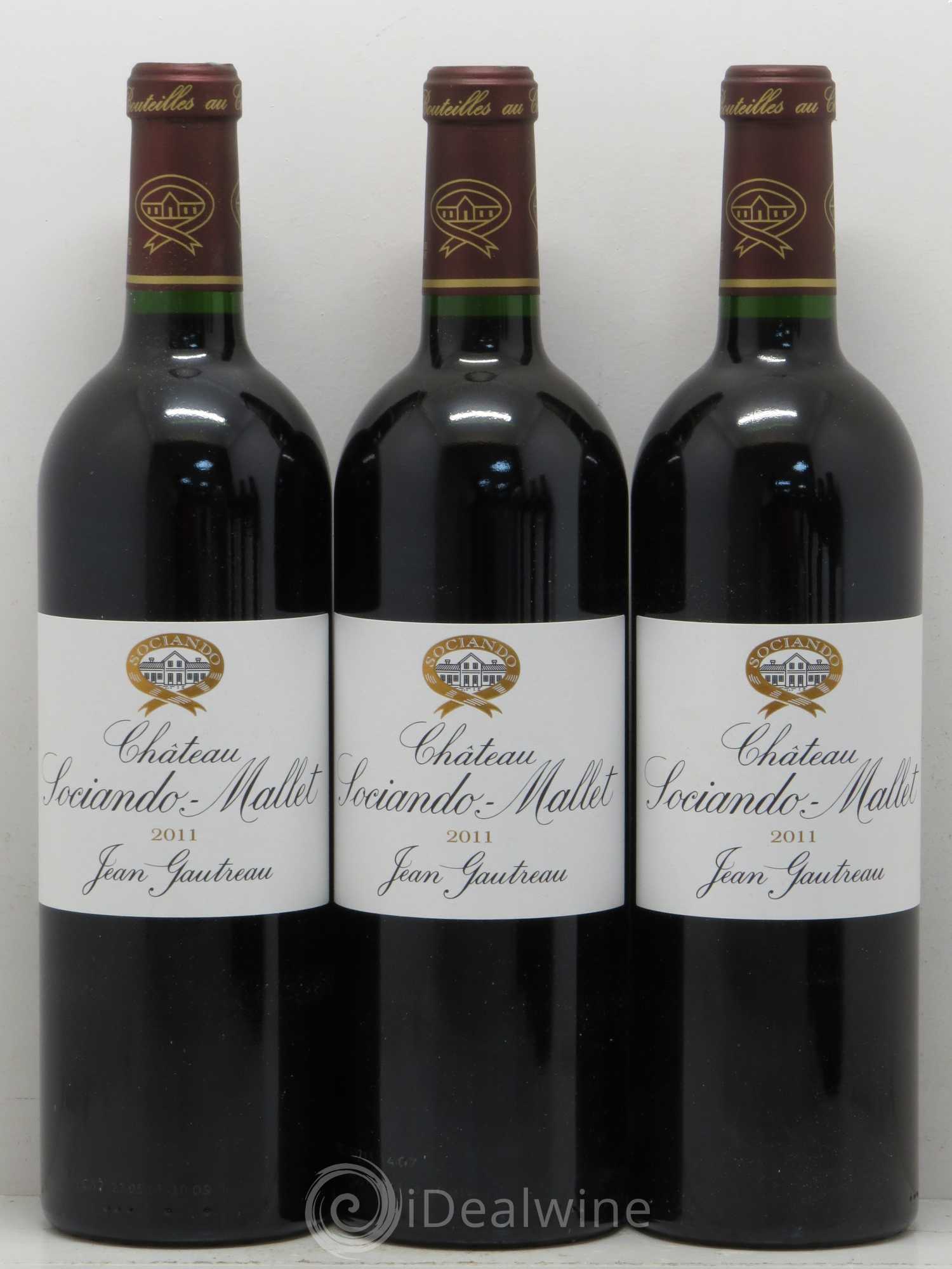 Château Sociando Mallet 2011 - Lot de 6 bouteilles - 1