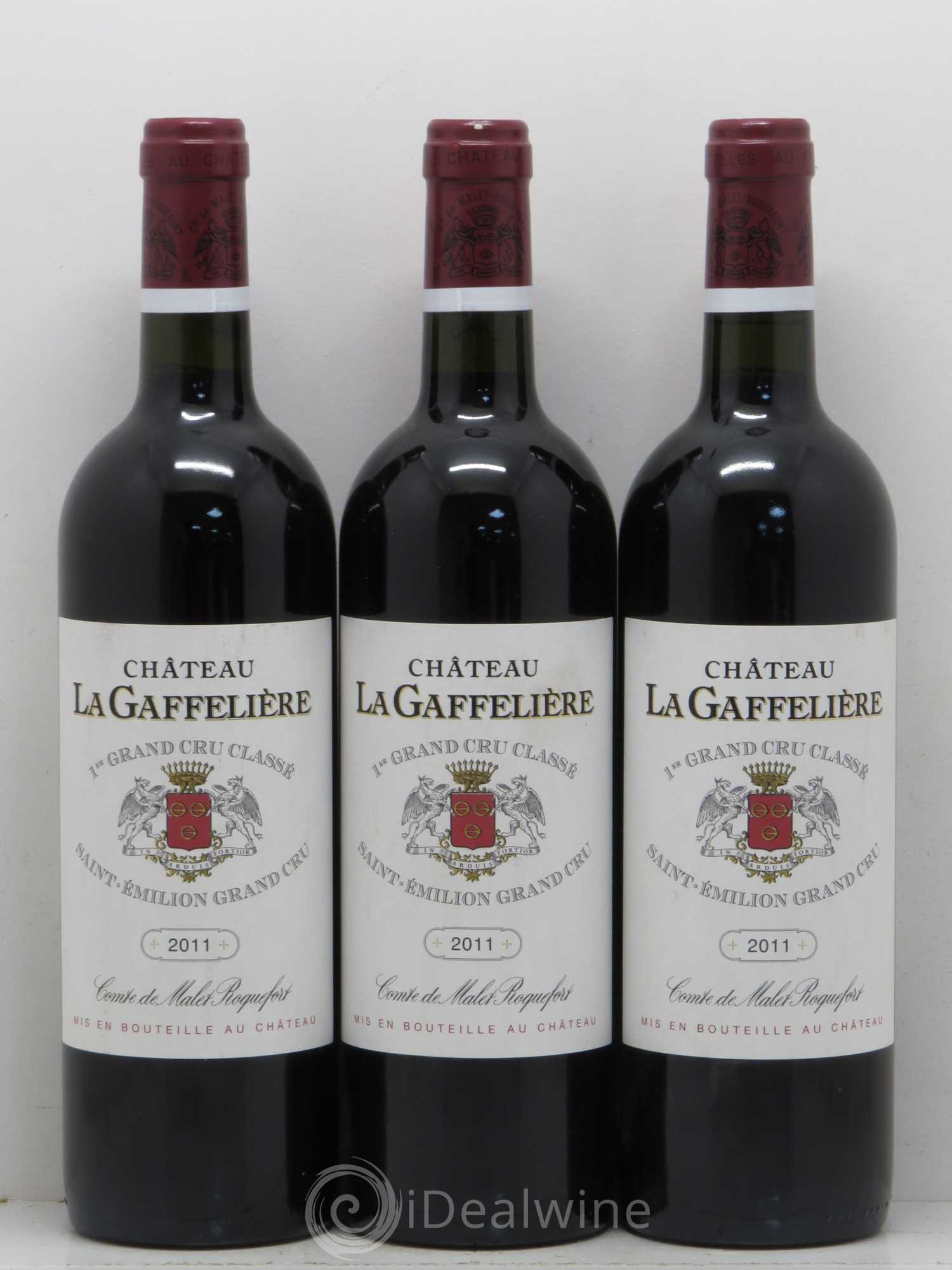 Château la Gaffelière 1er Grand Cru Classé B 2011 - Lot de 3 bouteilles - 0