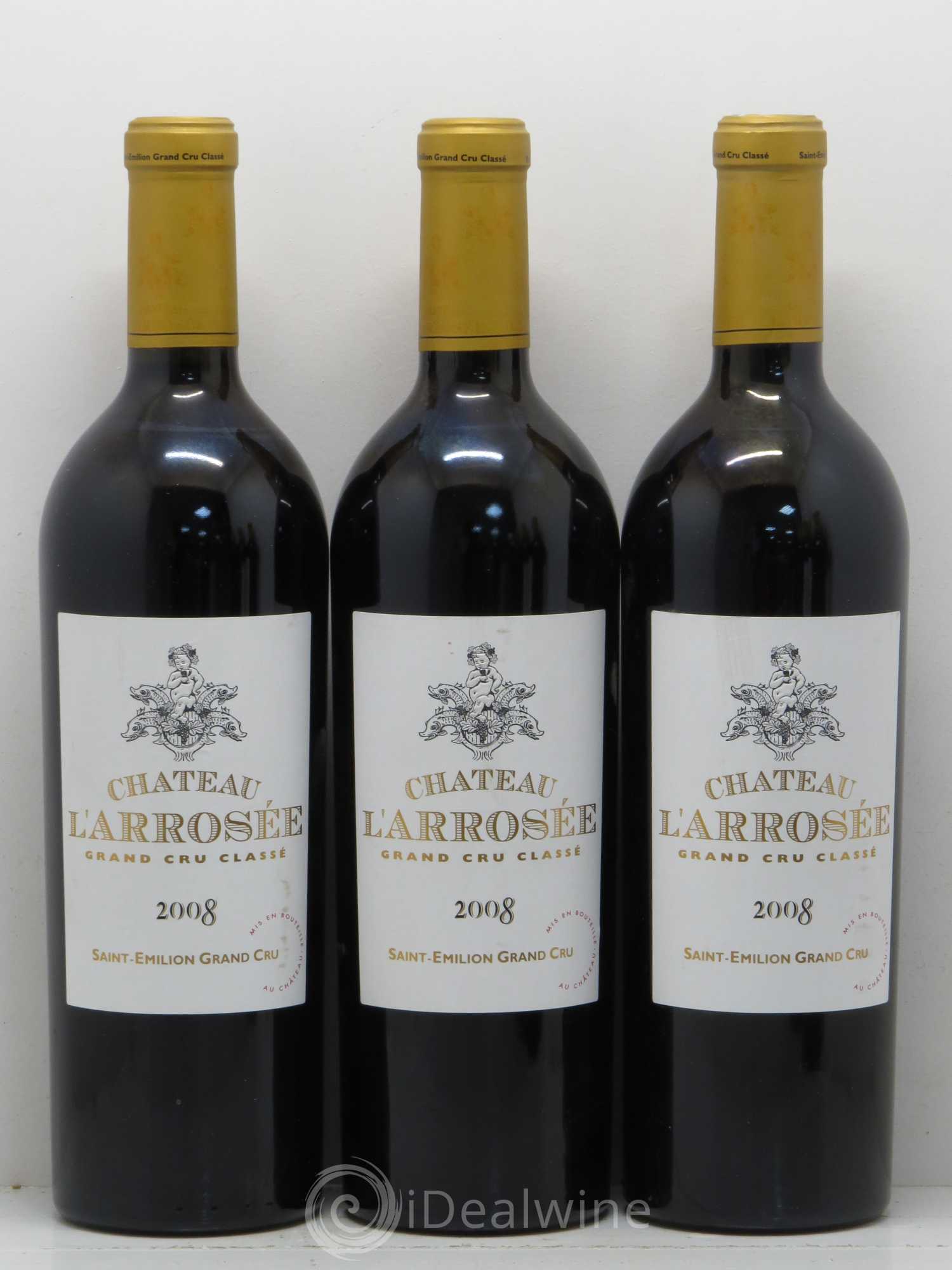 Château l' Arrosée Grand Cru Classé 2008 - Lot de 6 bouteilles - 1