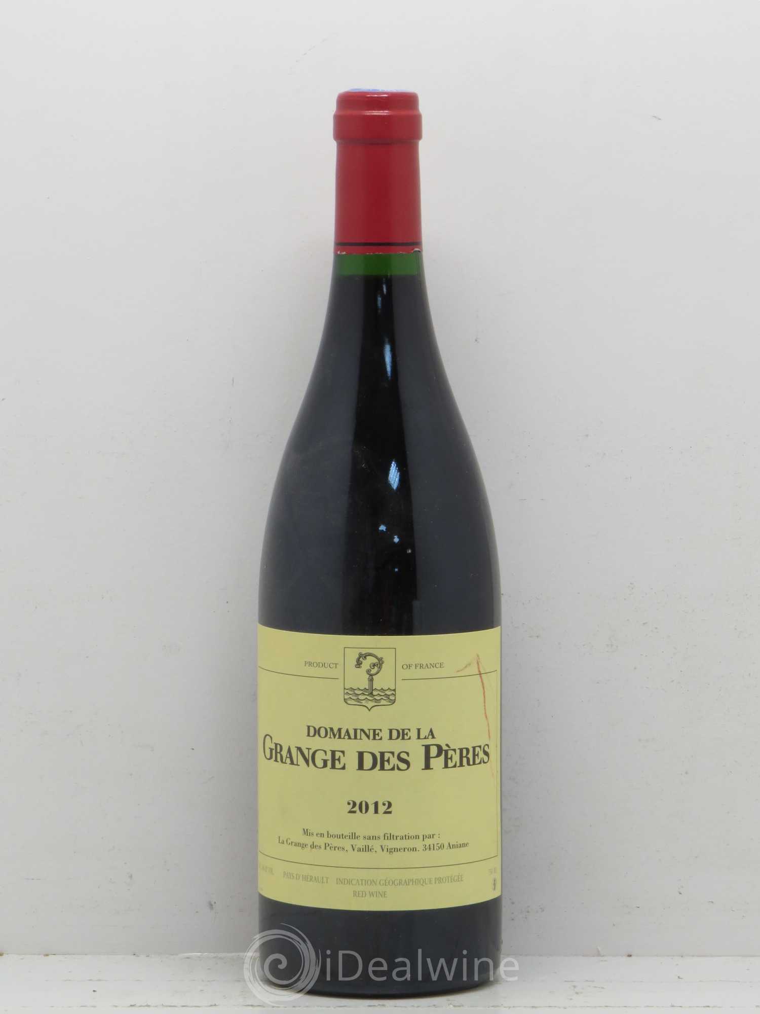 Pays d'Hérault Grange des Pères Laurent Vaillé 2012 - Lot de 1 bouteille - 0
