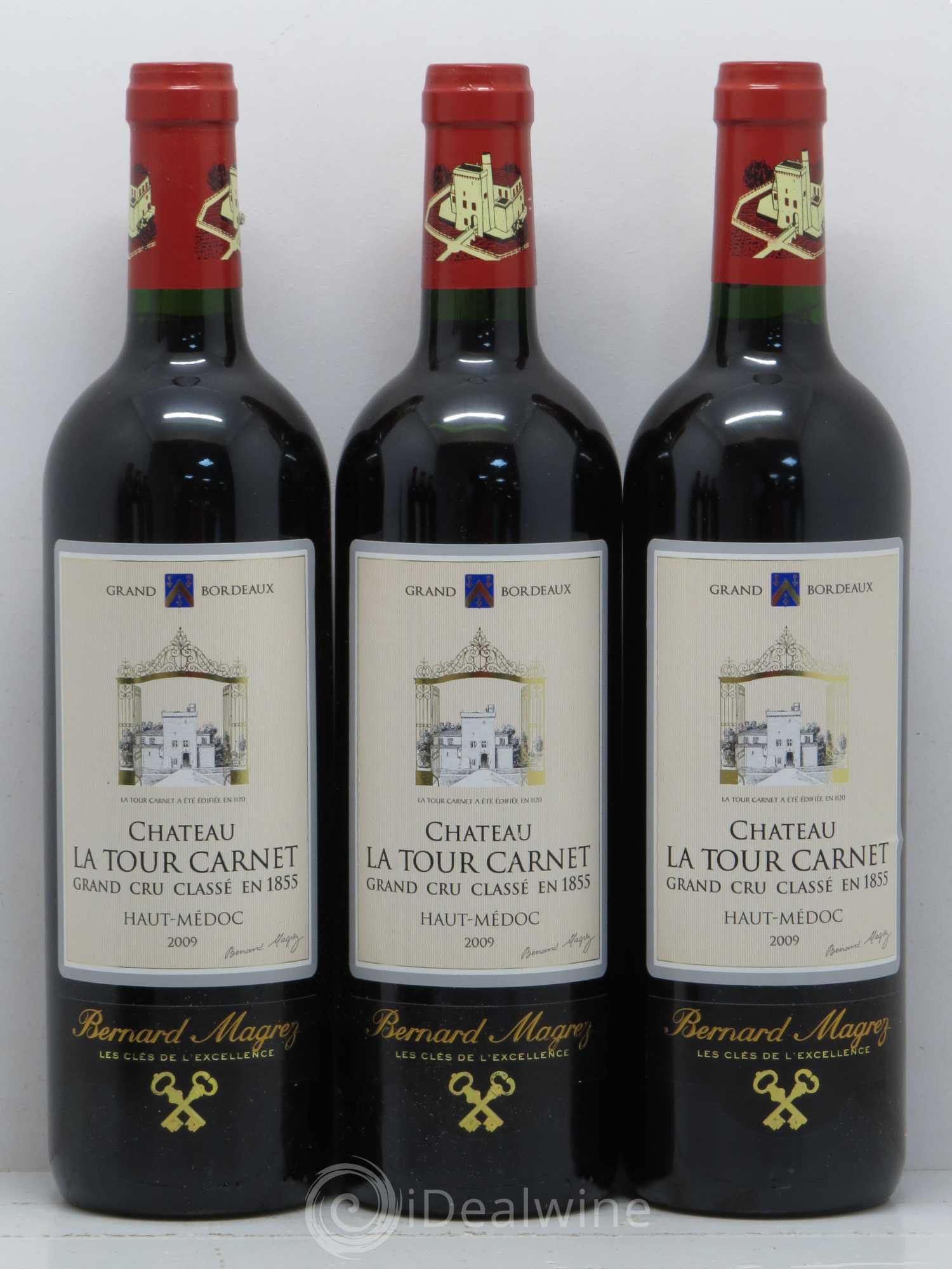 Château la Tour Carnet 4ème Grand Cru Classé 2009 - Lot de 6 bouteilles - 2