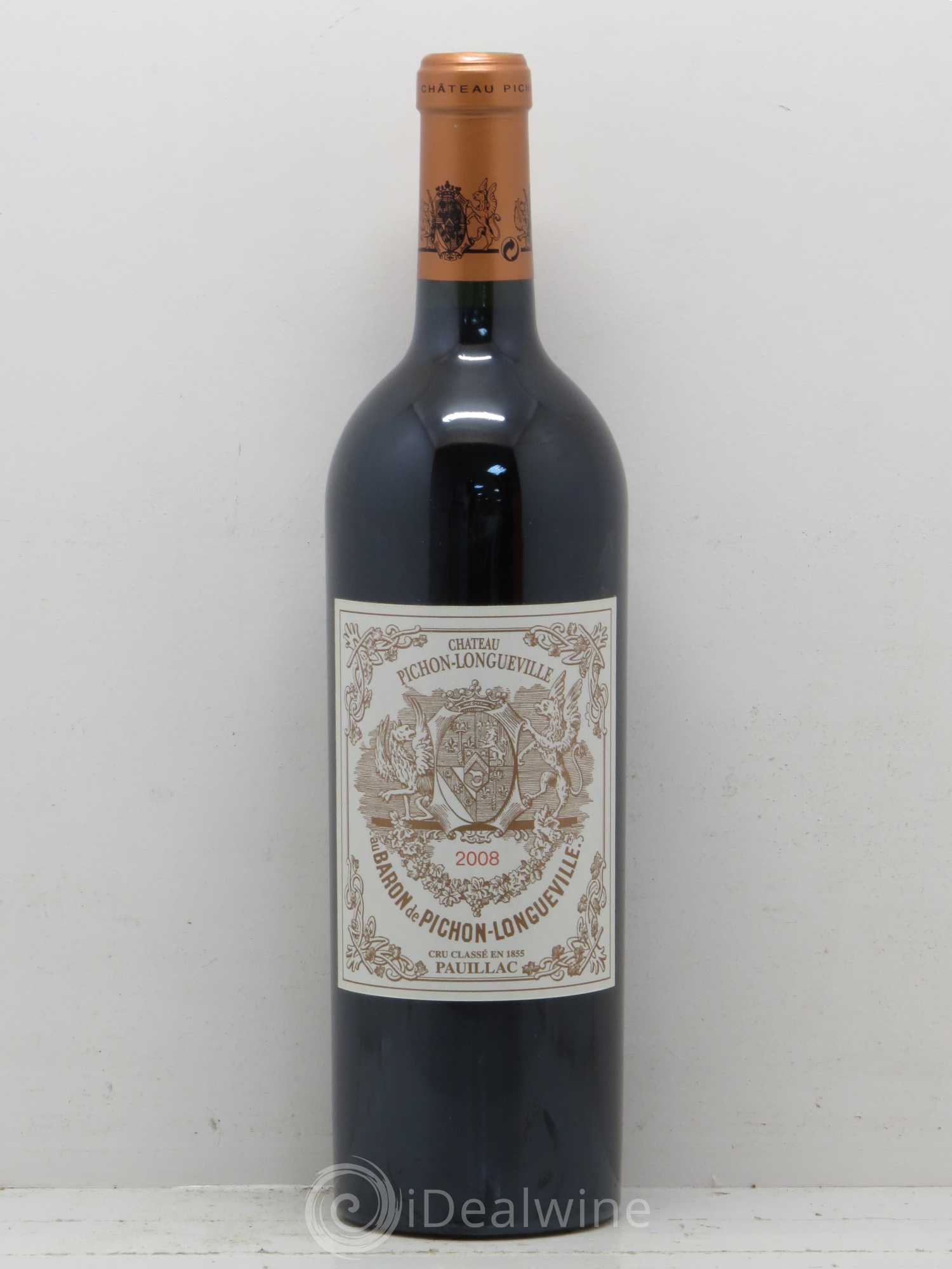 Pichon Longueville Baron 2ème Grand Cru Classé 2008 - Lot de 1 bouteille - 0