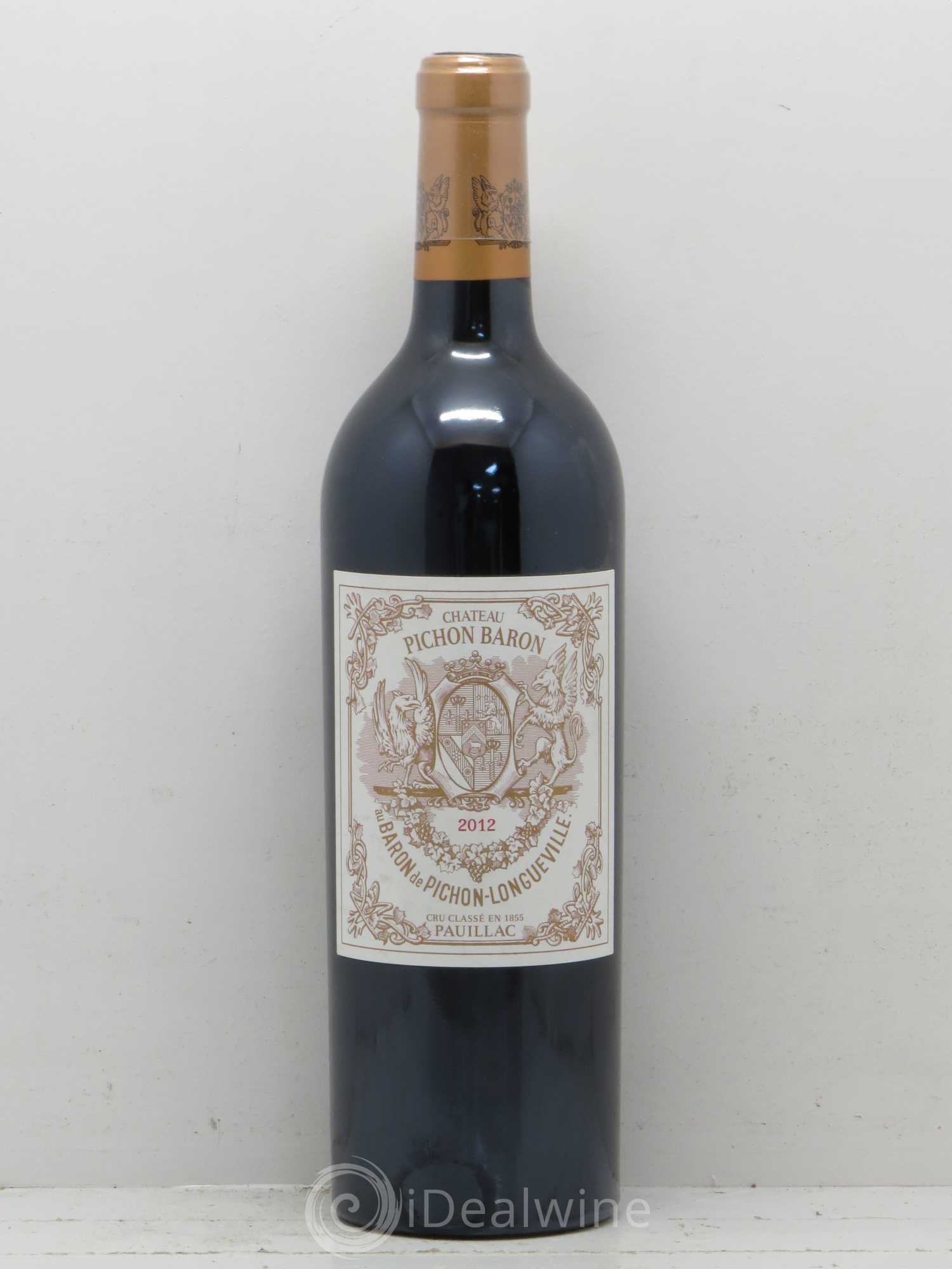 Pichon Longueville Baron 2ème Grand Cru Classé 2012 - Lot de 1 bouteille - 0