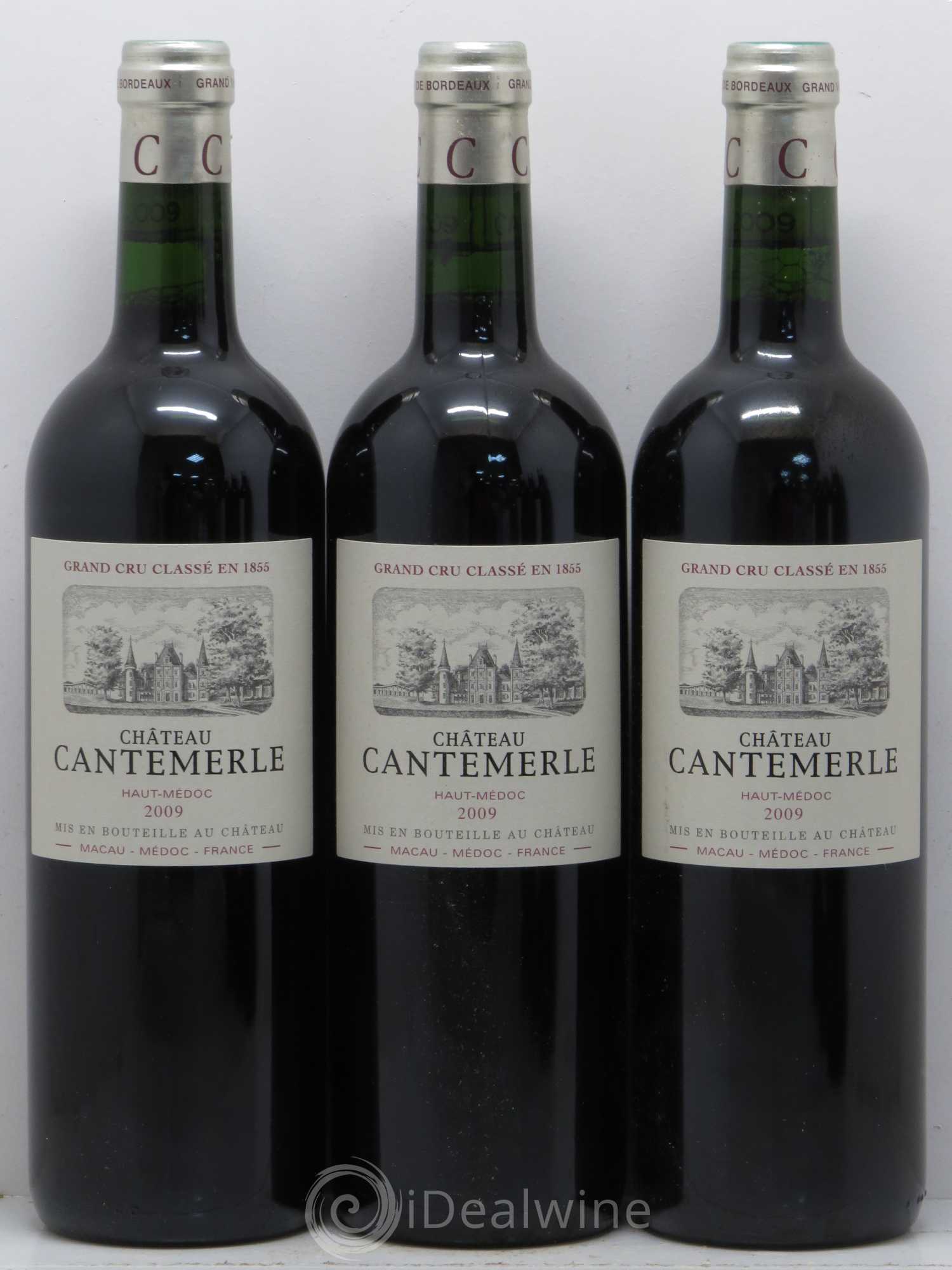 Château Cantemerle 5ème Grand Cru Classé 2009 - Lot de 6 bouteilles - 1