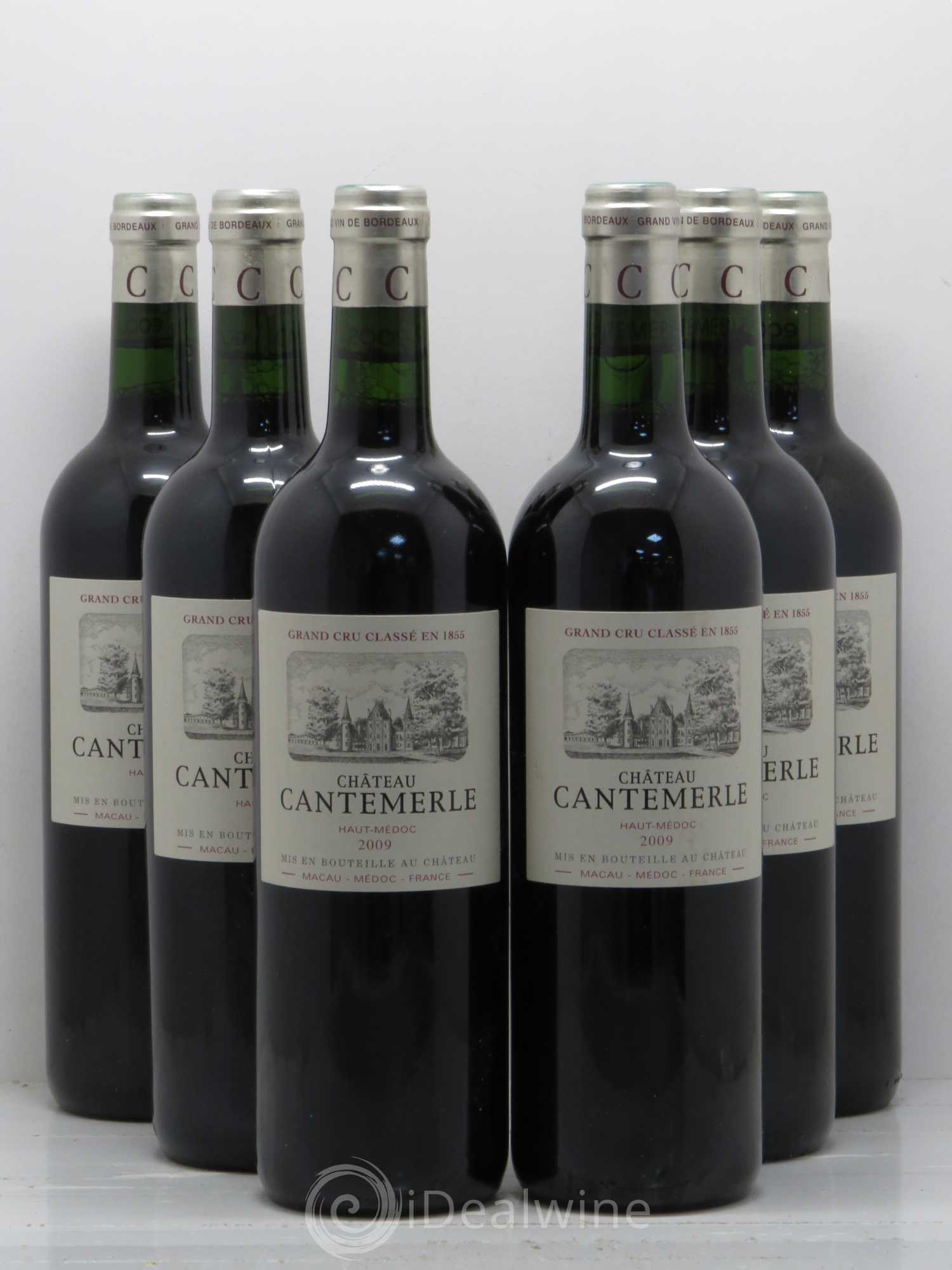 Château Cantemerle 5ème Grand Cru Classé 2009 - Lot de 6 bouteilles - 0