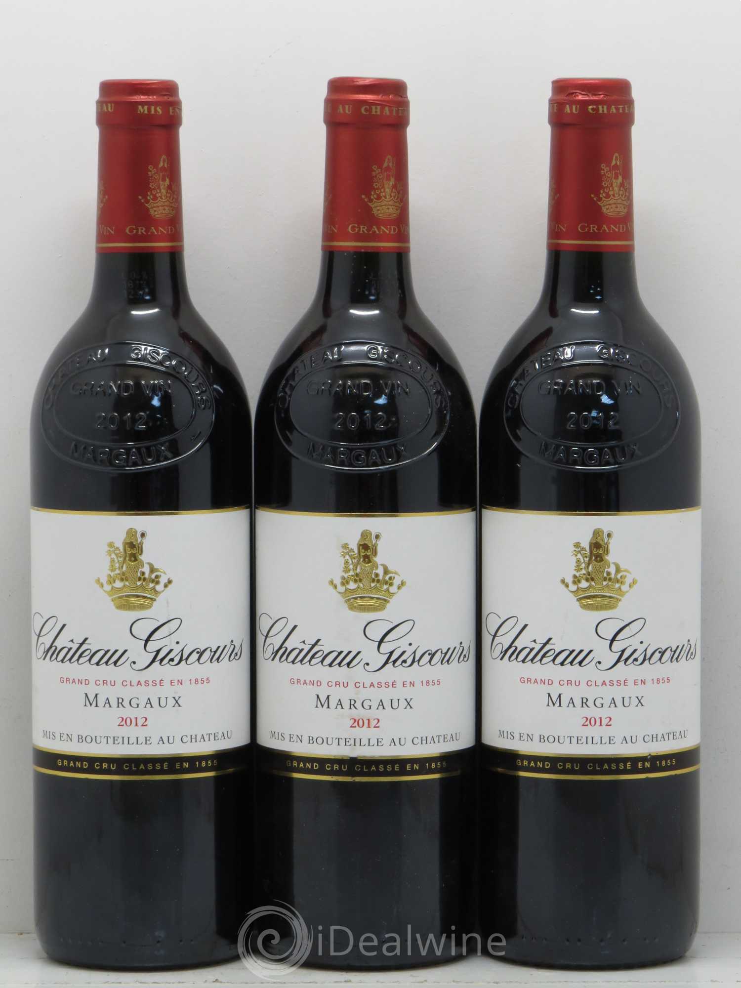 Château Giscours 3ème Grand Cru Classé 2012 - Lot de 3 bouteilles - 0