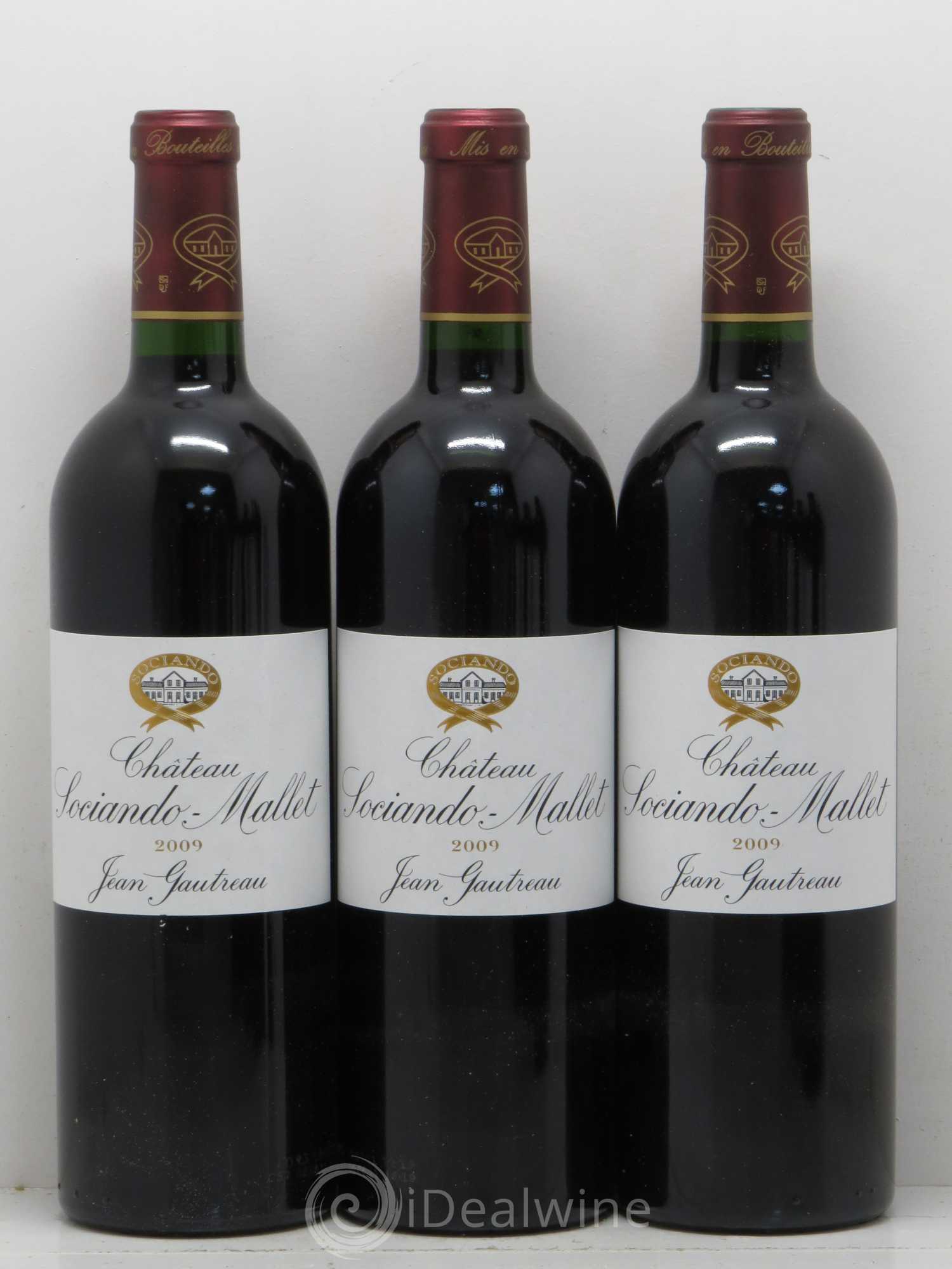 Château Sociando Mallet 2009 - Lot de 6 bouteilles - 1