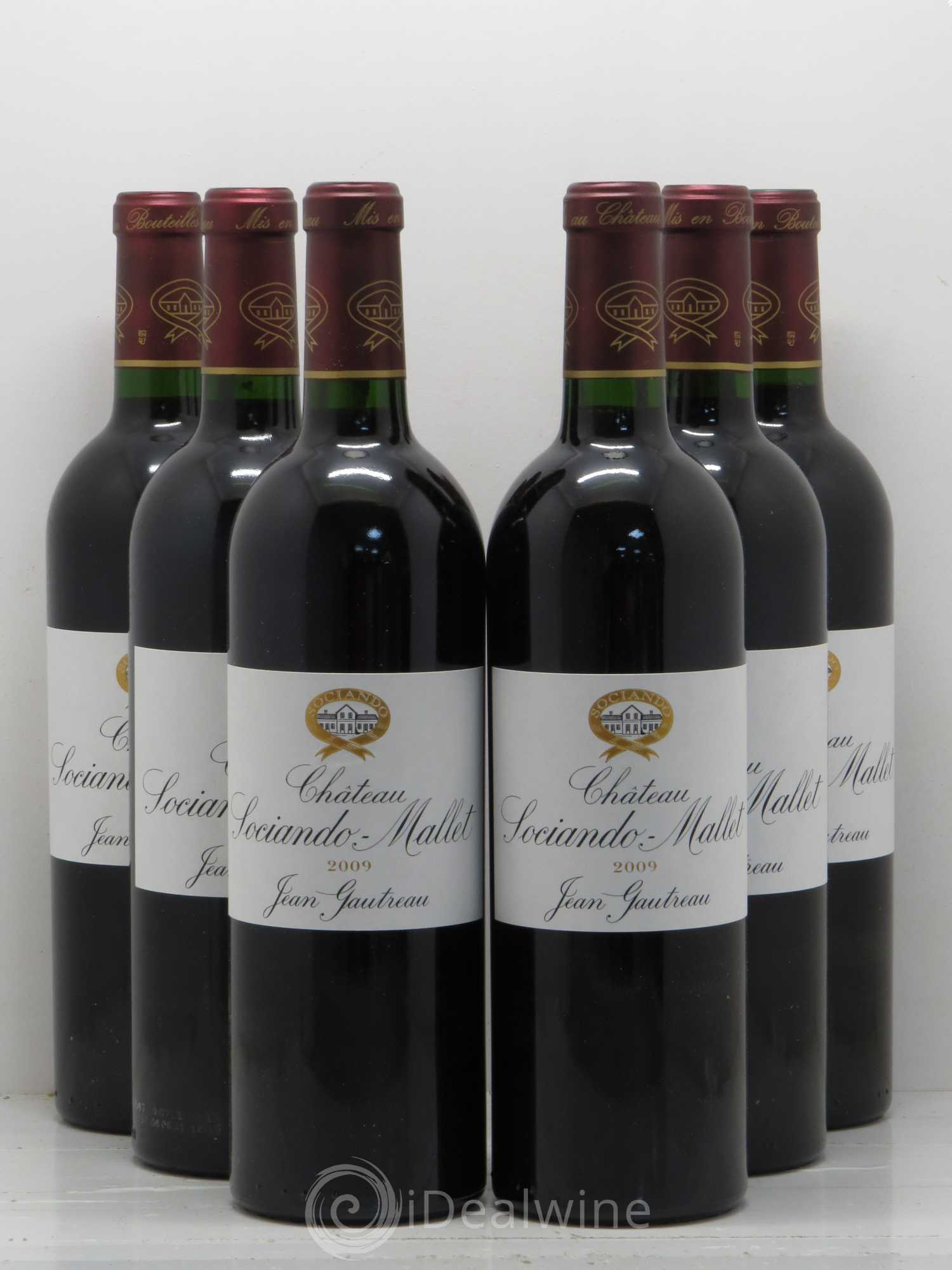 Château Sociando Mallet 2009 - Lot de 6 bouteilles - 0