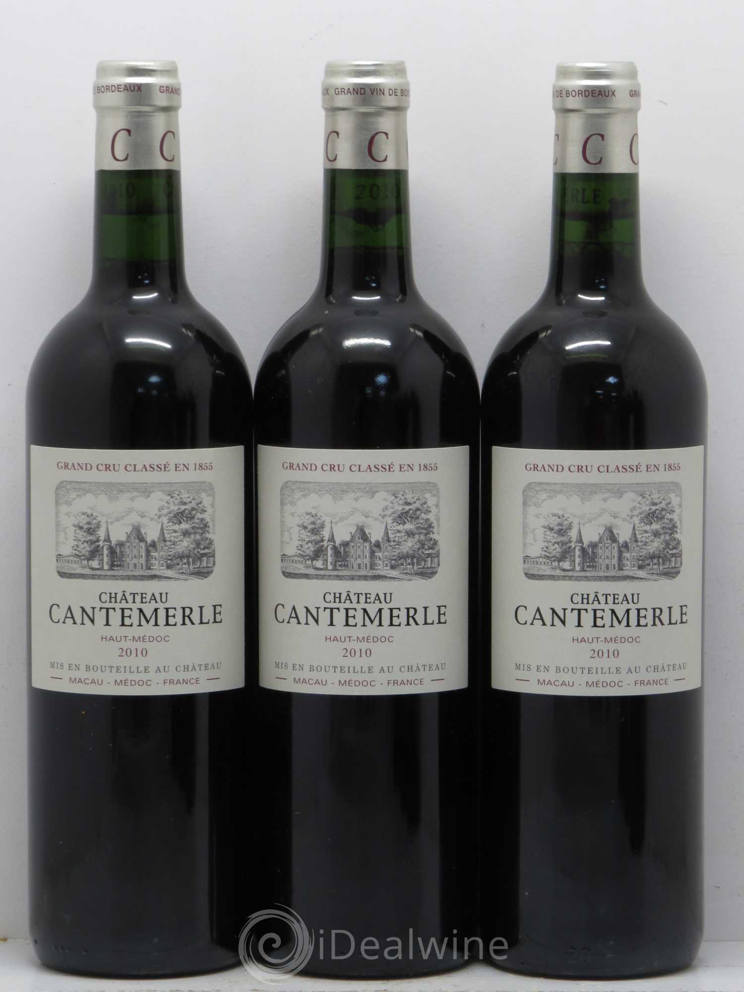 Château Cantemerle 5ème Grand Cru Classé 2010 - Lot de 6 bouteilles - 1