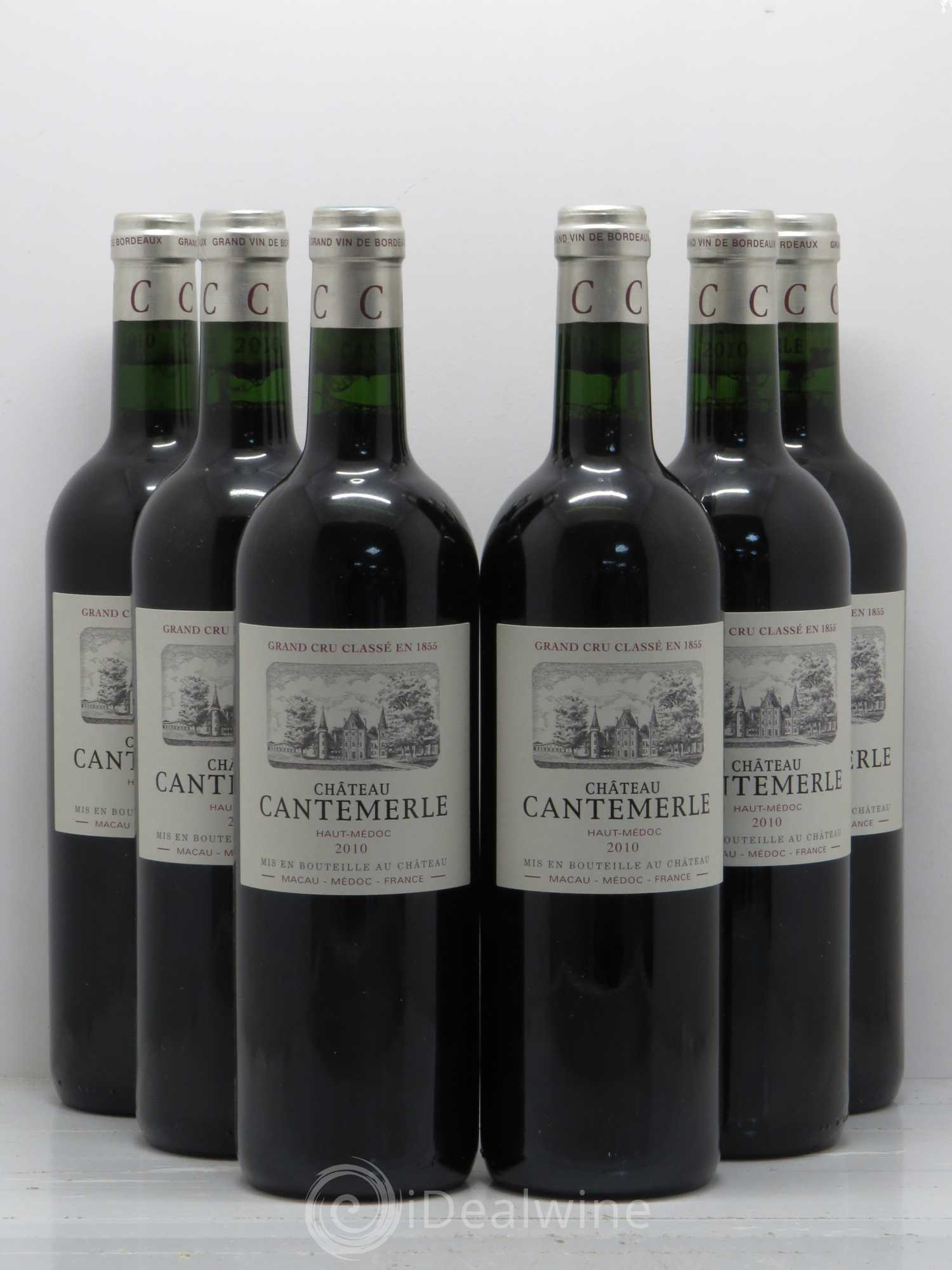 Château Cantemerle 5ème Grand Cru Classé 2010 - Lot de 6 bouteilles - 0