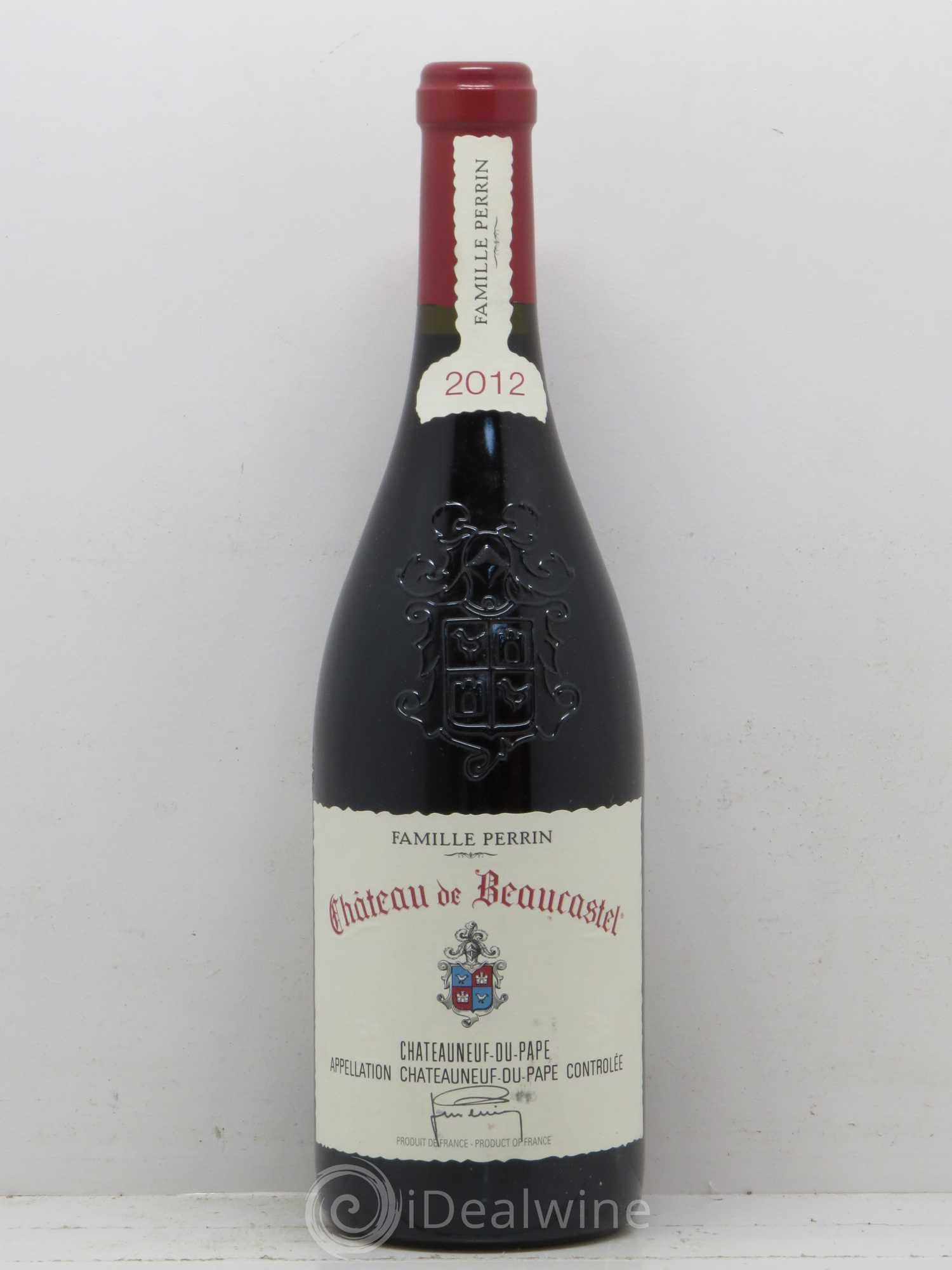 Châteauneuf-du-Pape Château de Beaucastel Famille Perrin 2012 - Lot de 1 bouteille - 0