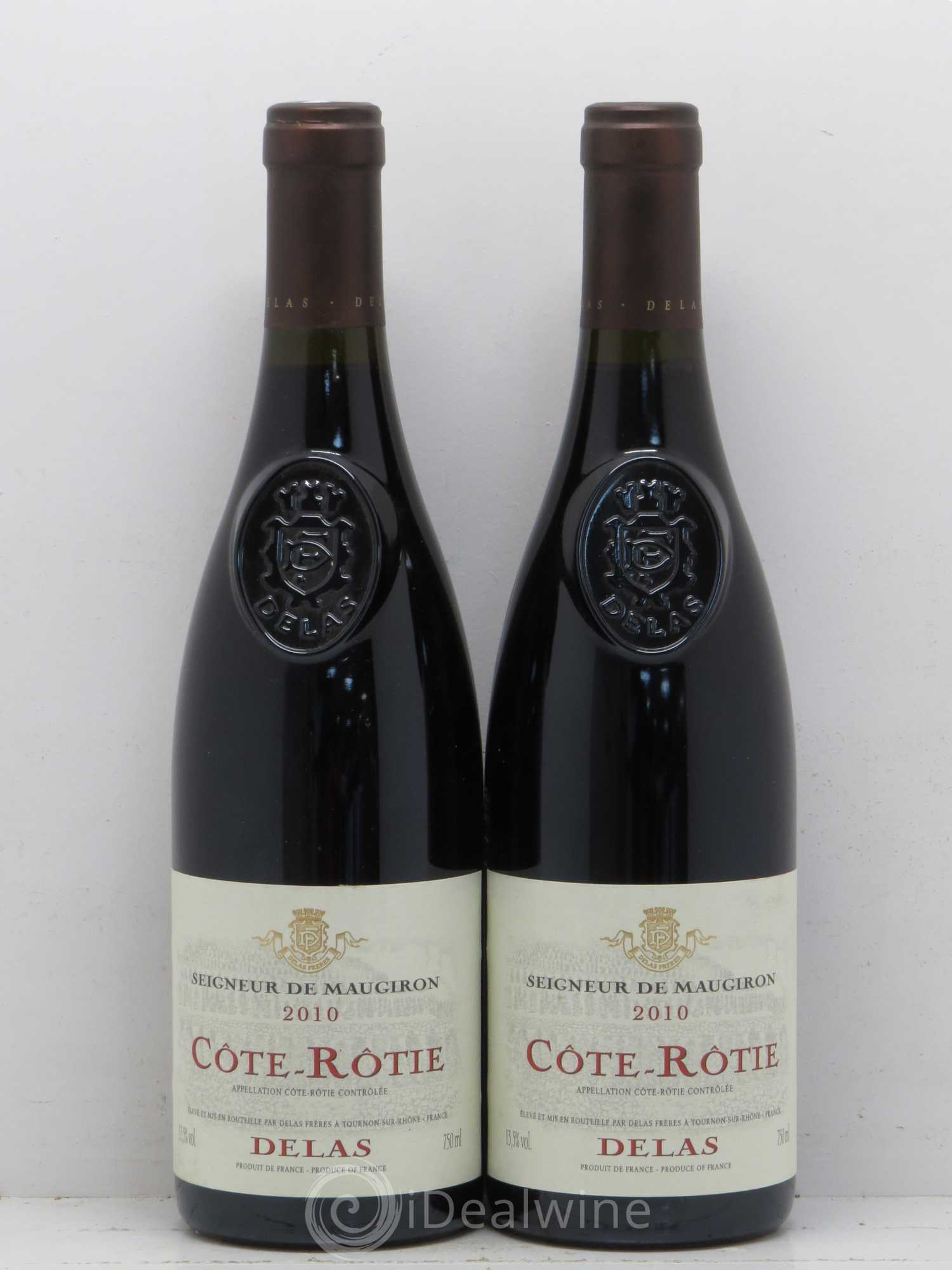 Côte-Rôtie Seigneur de Maugiron Delas Frères 2010 - Lot de 2 bouteilles - 0