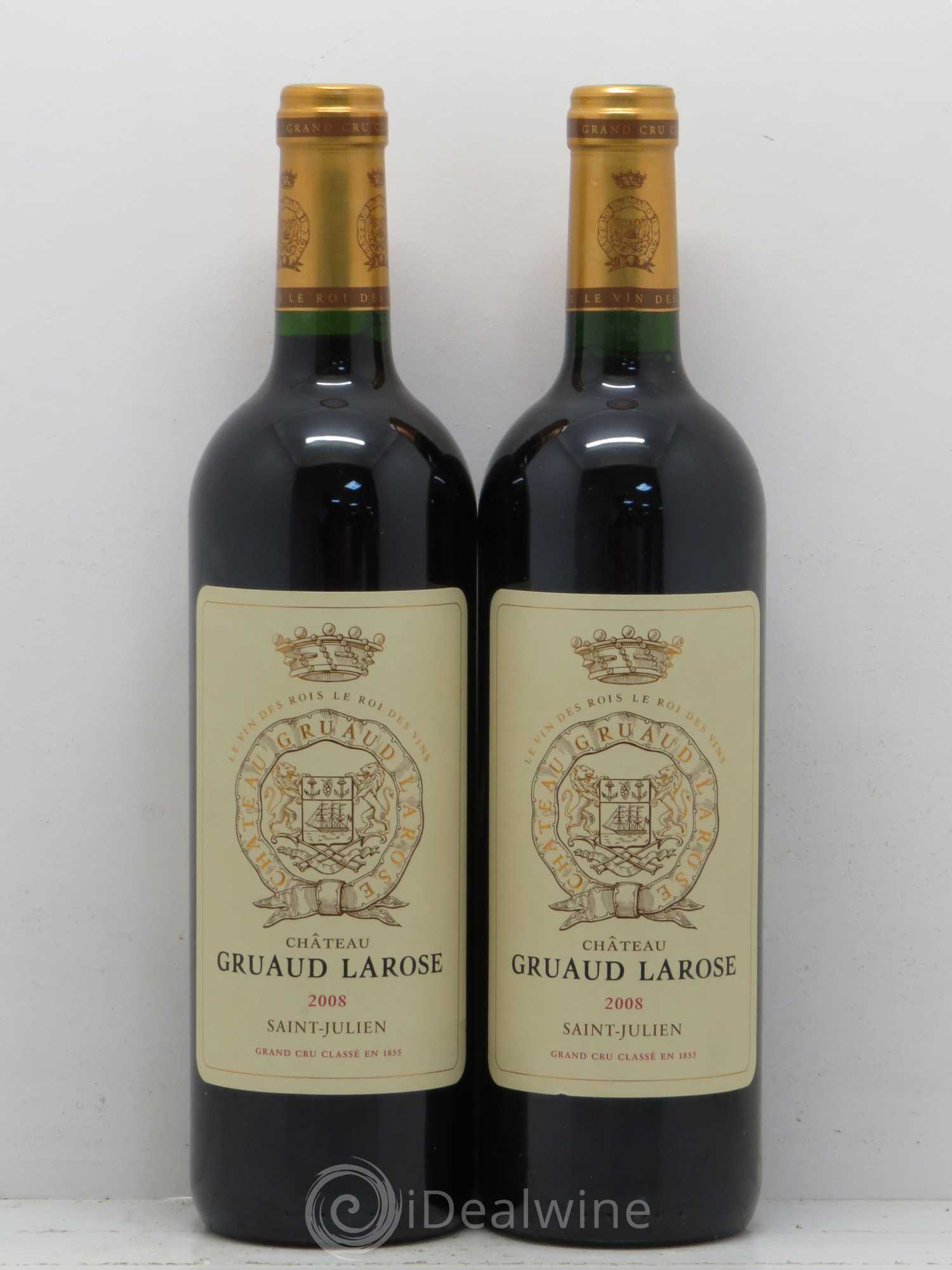 Château Gruaud Larose 2ème Grand Cru Classé 2008 - Lot de 2 bouteilles - 0