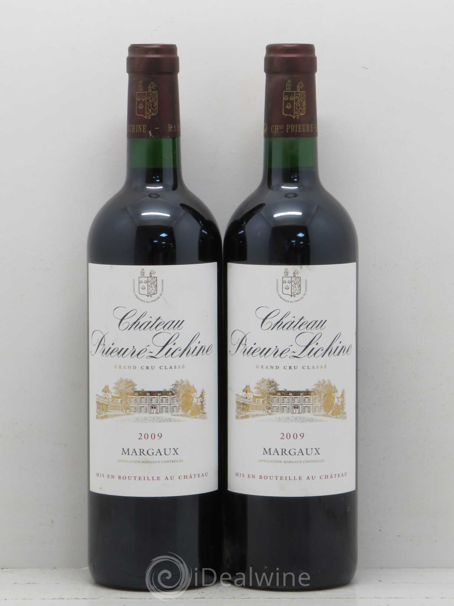 Château Prieuré Lichine 4ème Grand Cru Classé 2009 - Lot de 2 bouteilles - 0
