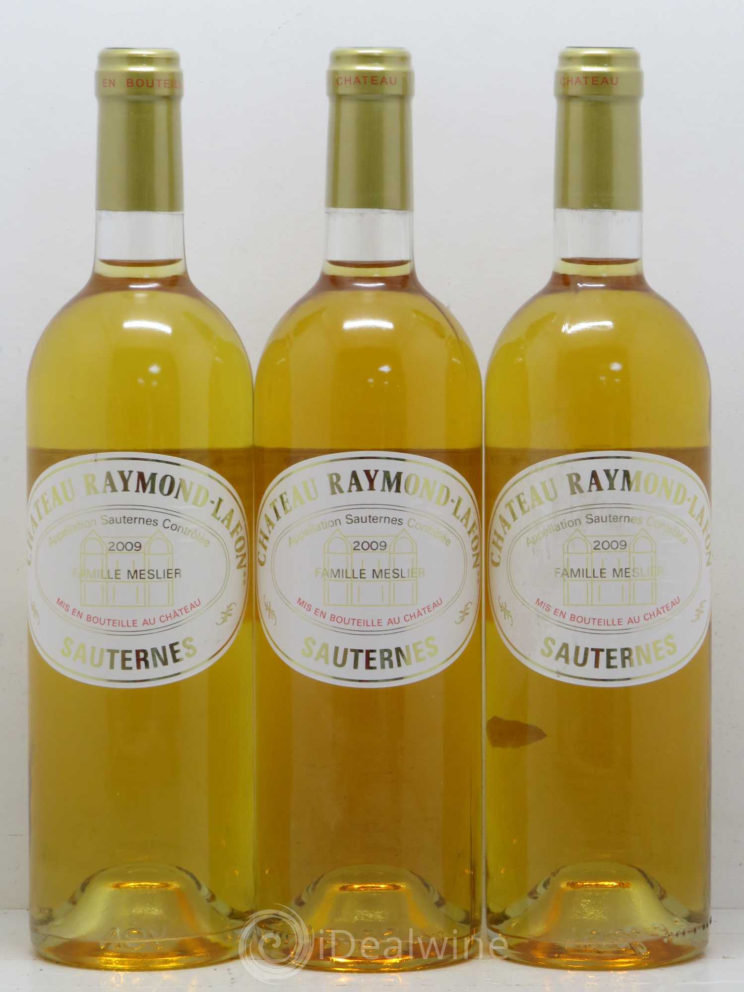 Château Raymond Lafon 2009 - Lotto di 3 bottiglie - 0