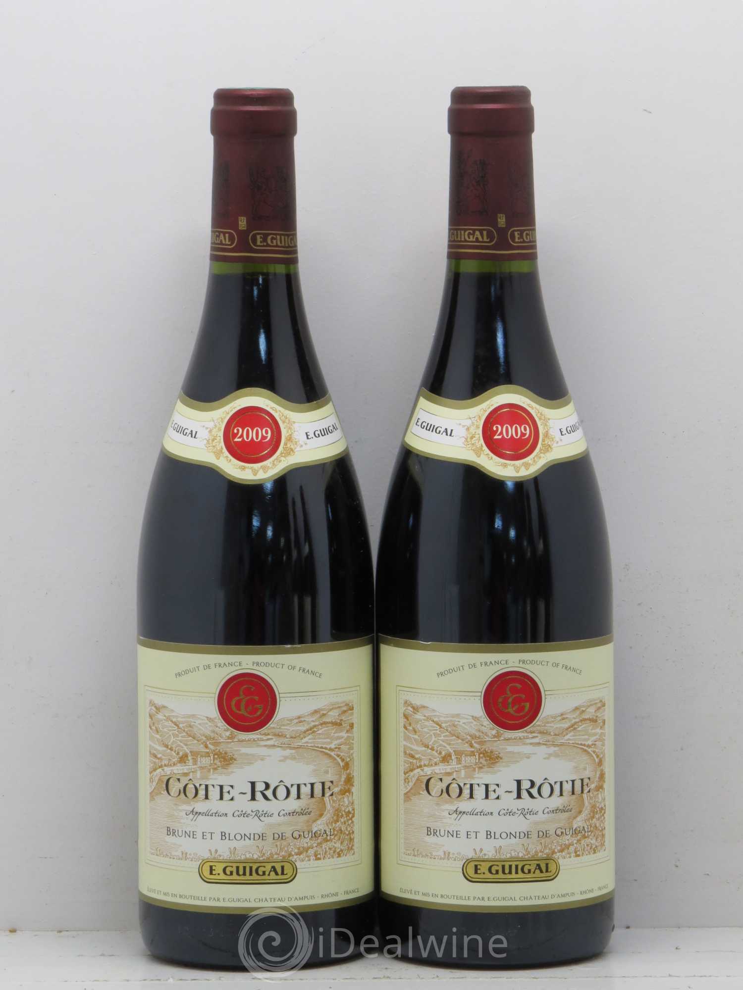 Côte-Rôtie Côtes Brune et Blonde Guigal 2009 - Lot de 2 bouteilles - 0