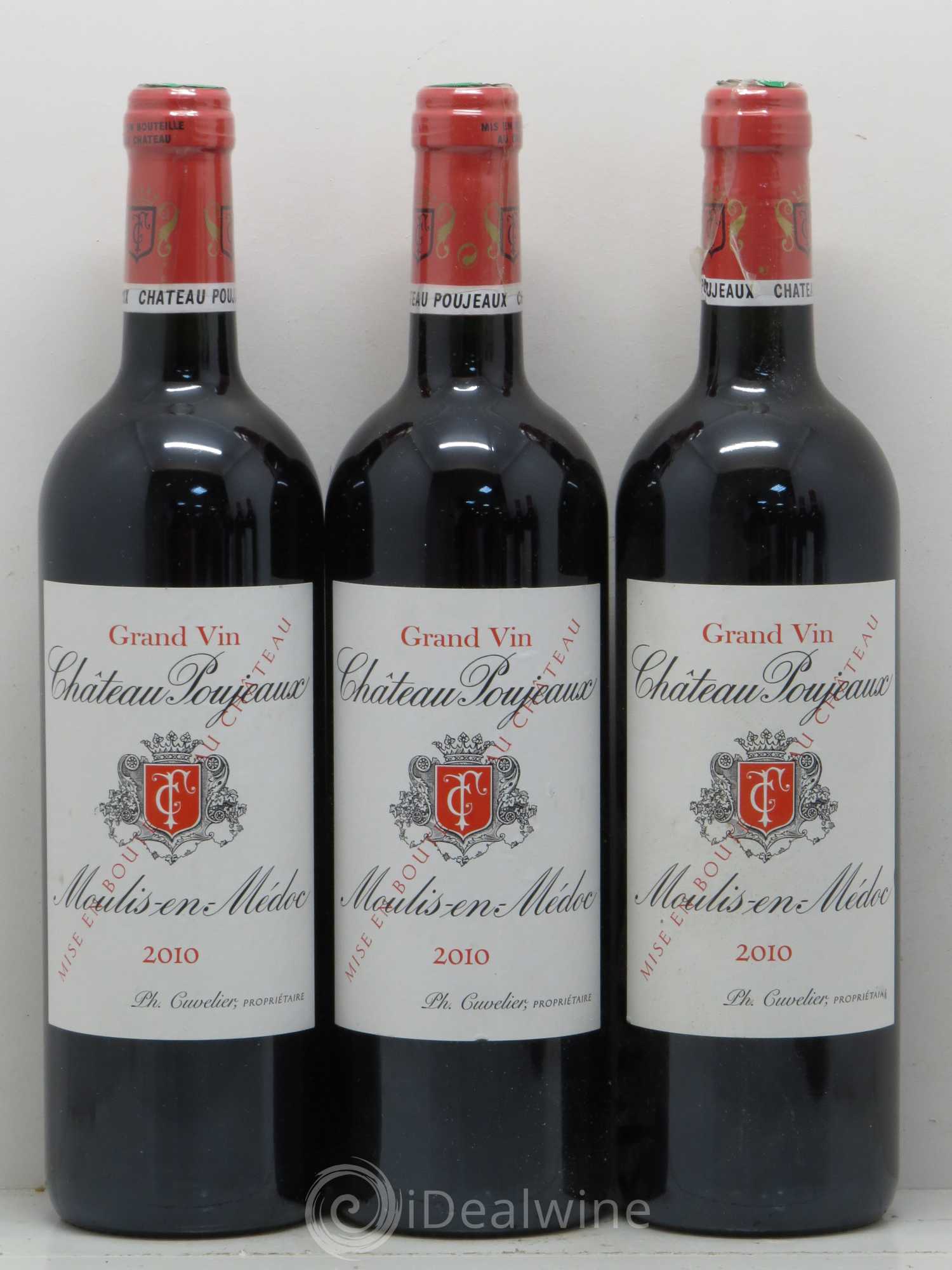 Château Poujeaux 2010 - Lot de 6 bouteilles - 1