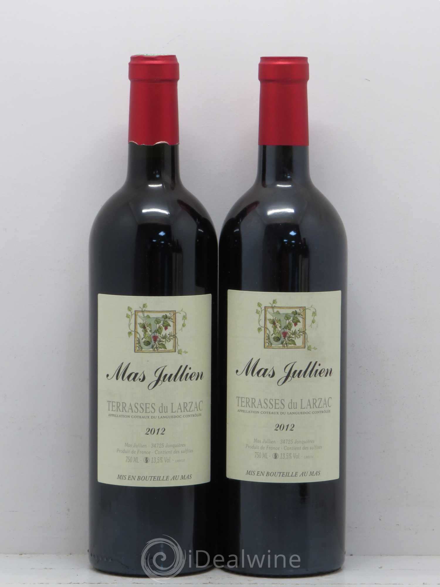 Terrasses du Larzac Mas Jullien Olivier Jullien 2012 - Lot de 2 bouteilles - 0