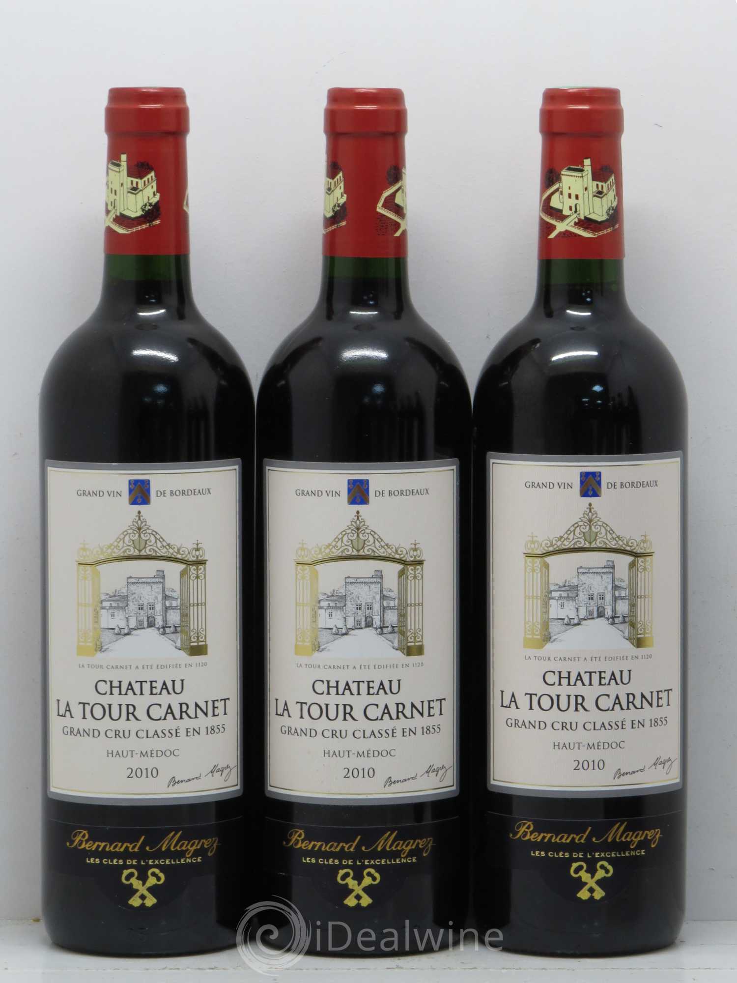 Château la Tour Carnet 4ème Grand Cru Classé 2010 - Lot de 6 bouteilles - 2