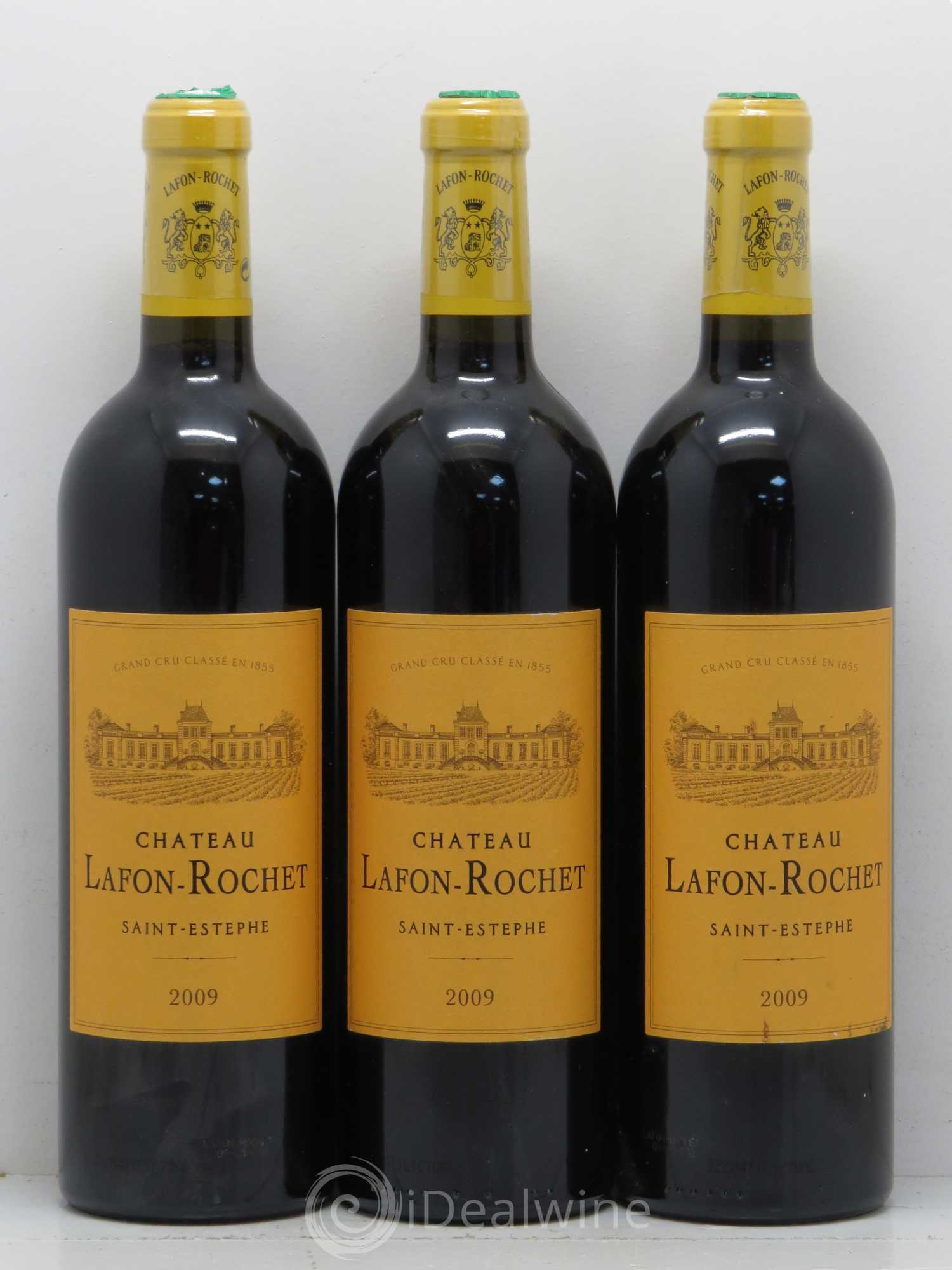 Château Lafon Rochet 4ème Grand Cru Classé 2009 - Lot de 3 bouteilles - 0