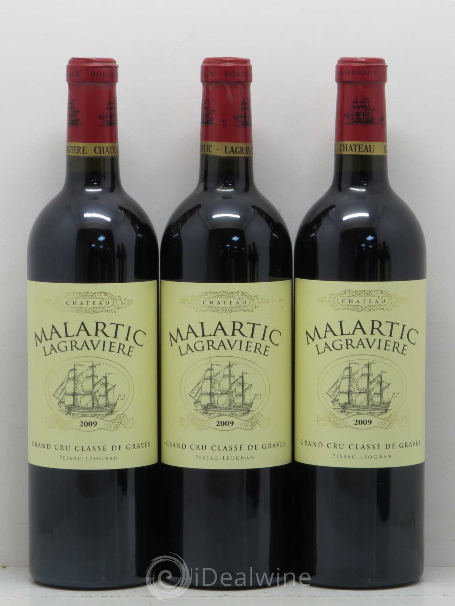 Château Malartic-Lagravière Cru Classé de Graves 2009 - Lot de 5 bouteilles - 1