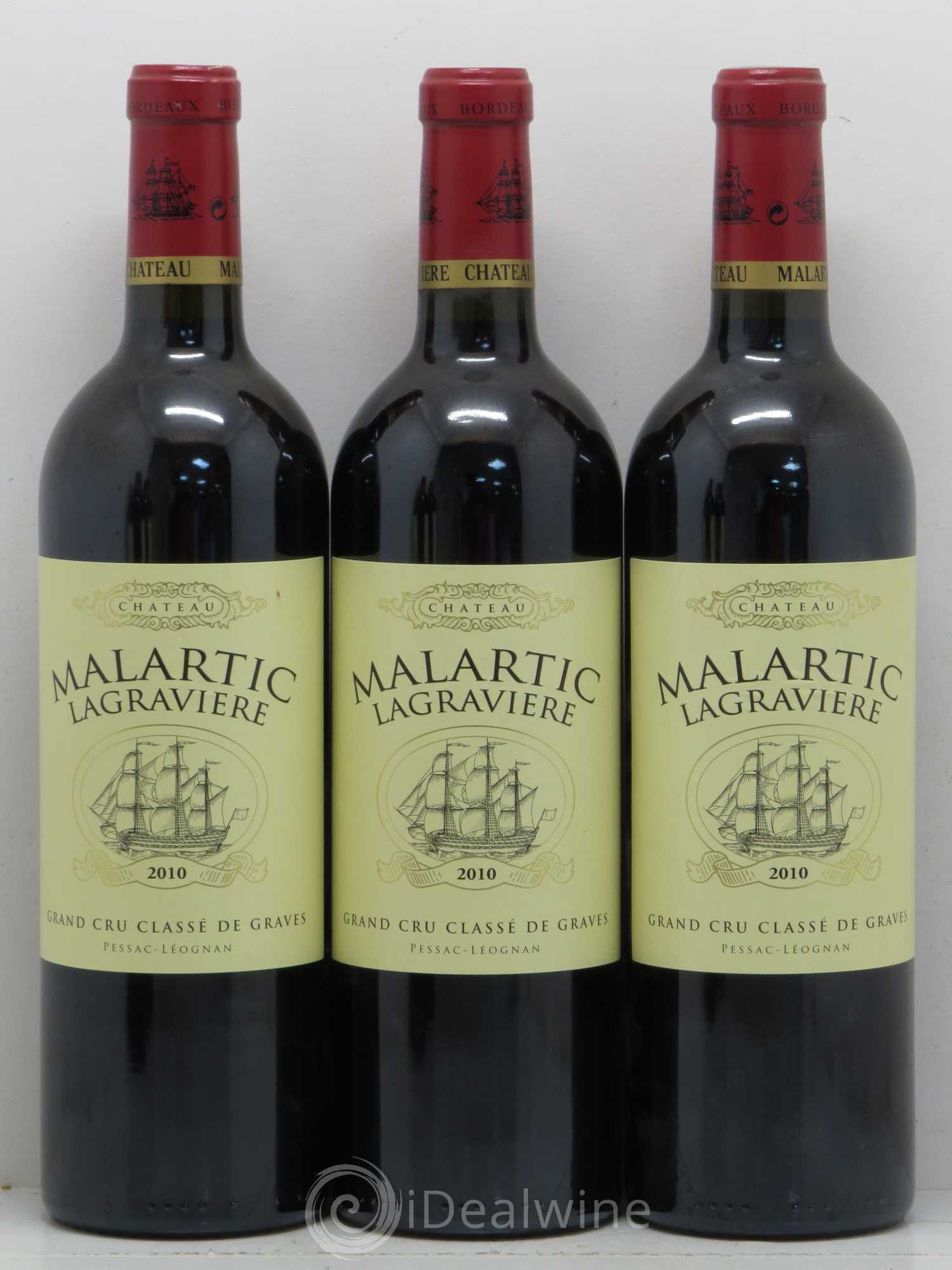 Château Malartic-Lagravière Cru Classé de Graves 2010 - Lot de 5 bouteilles - 1