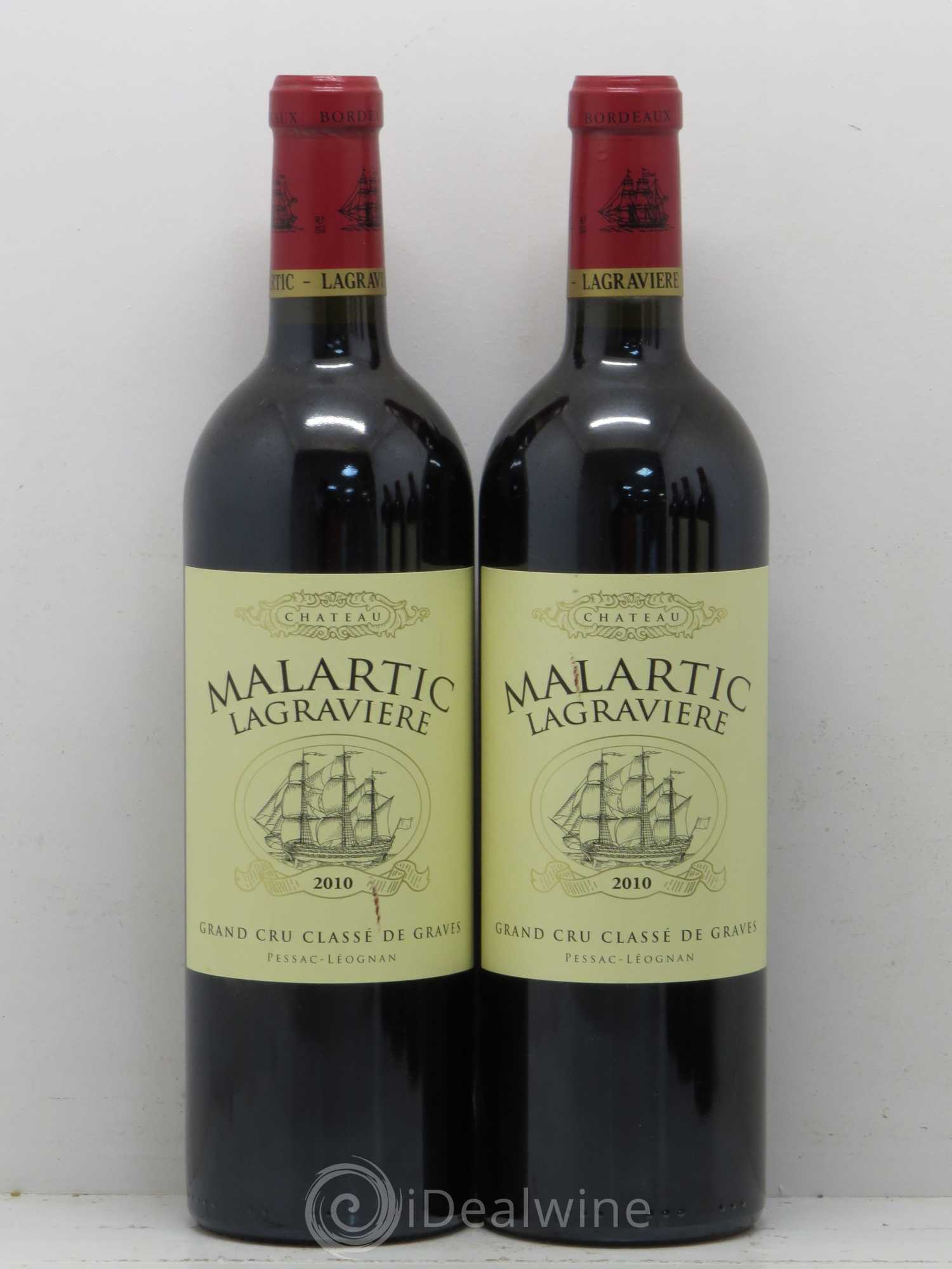 Château Malartic-Lagravière Cru Classé de Graves 2010 - Lot de 5 bouteilles - 2