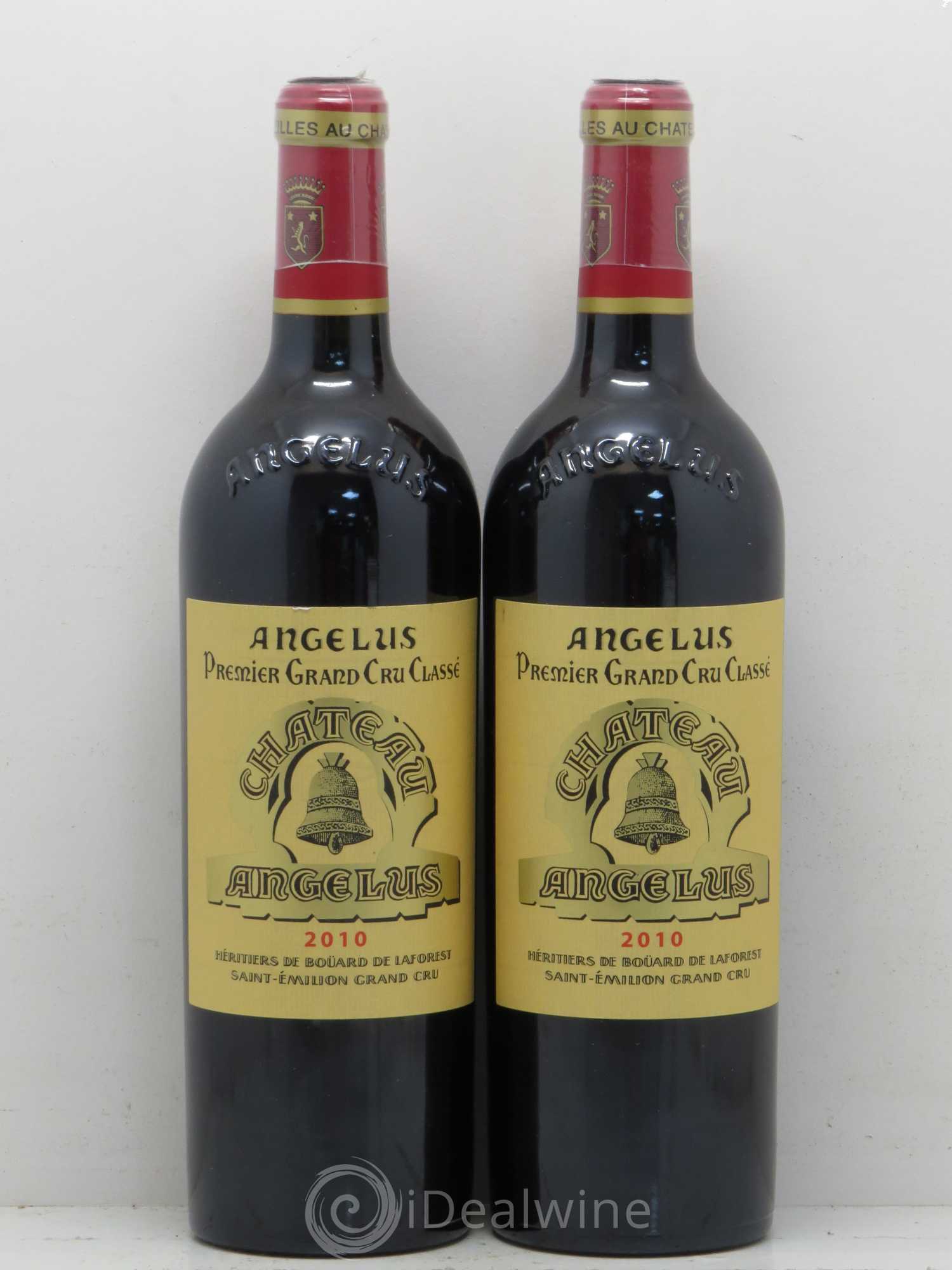 Château Angélus 1er Grand Cru Classé A 2010 - Lot de 2 bouteilles - 0