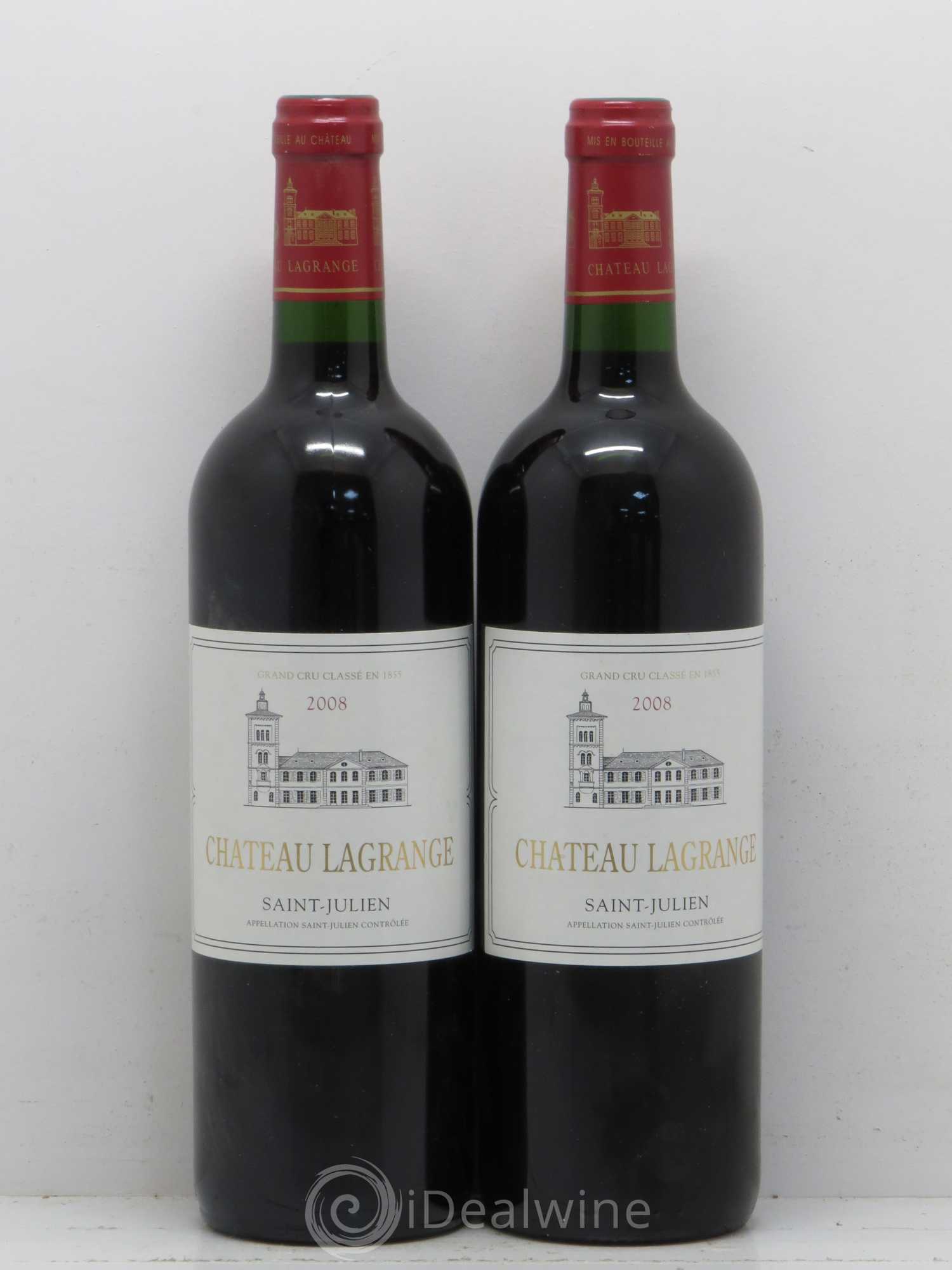 Château Lagrange 3ème Grand Cru Classé 2008 - Lot de 2 bouteilles - 0