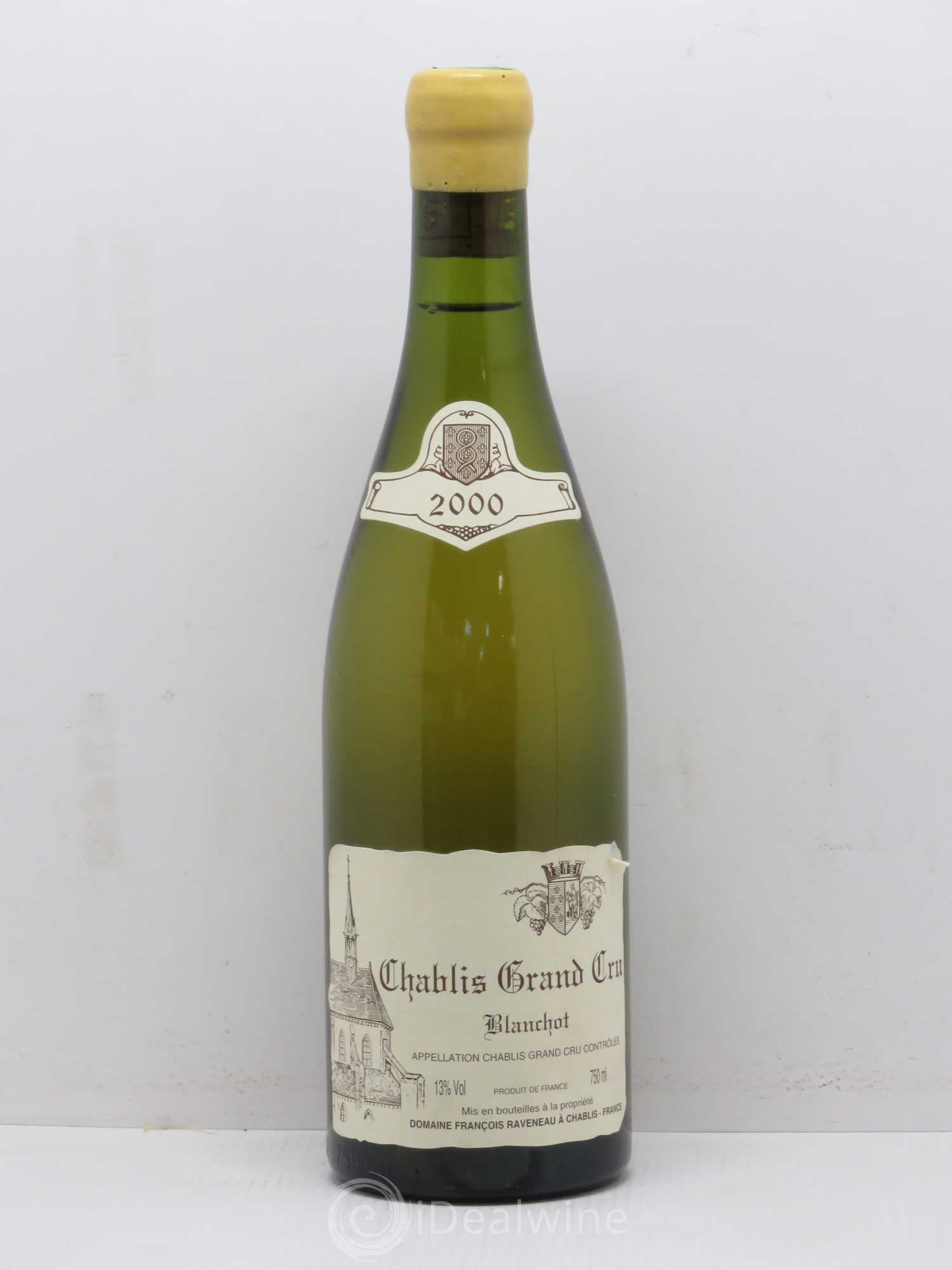 Chablis Grand Cru Blanchot Raveneau (Domaine) 2000 - Lot de 1 bouteille - 0