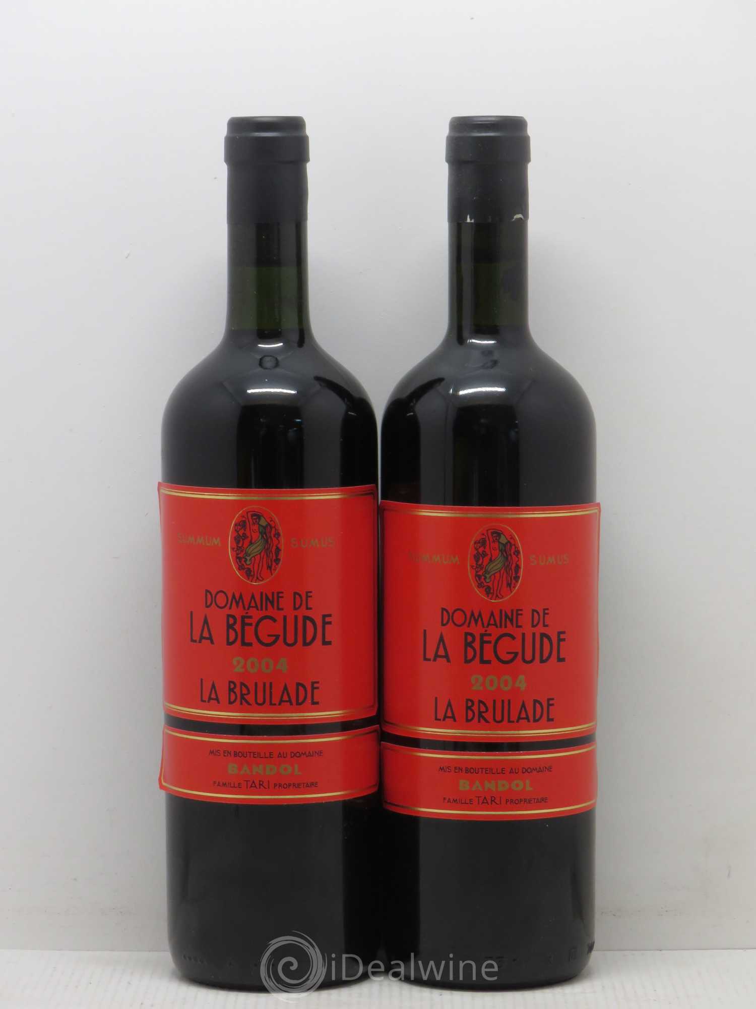 Bandol La Brûlade La Bégude 2004 - Lot de 2 bouteilles - 0