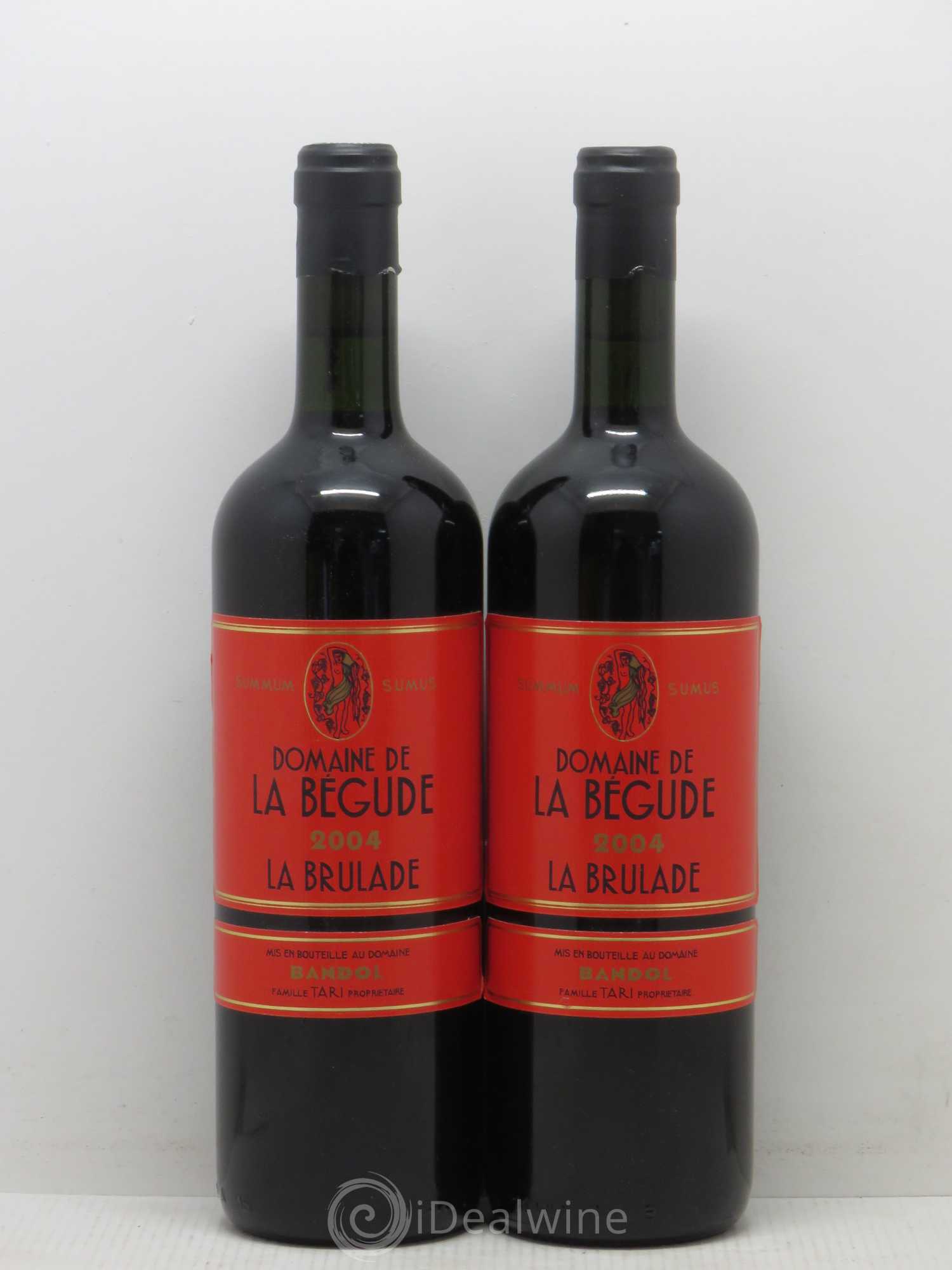 Bandol La Brûlade La Bégude 2004 - Lot de 2 bouteilles - 0