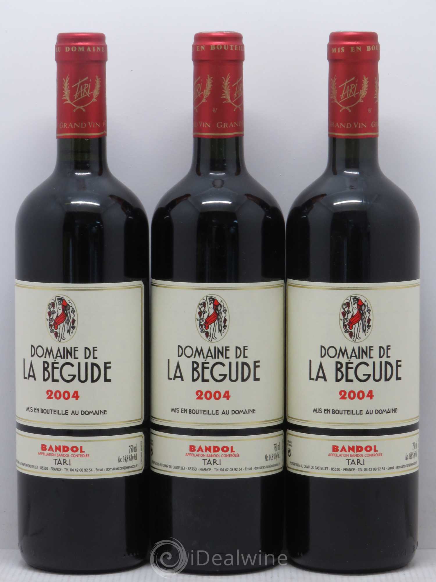 Bandol La Bégude 2004 - Lot de 3 bouteilles - 0